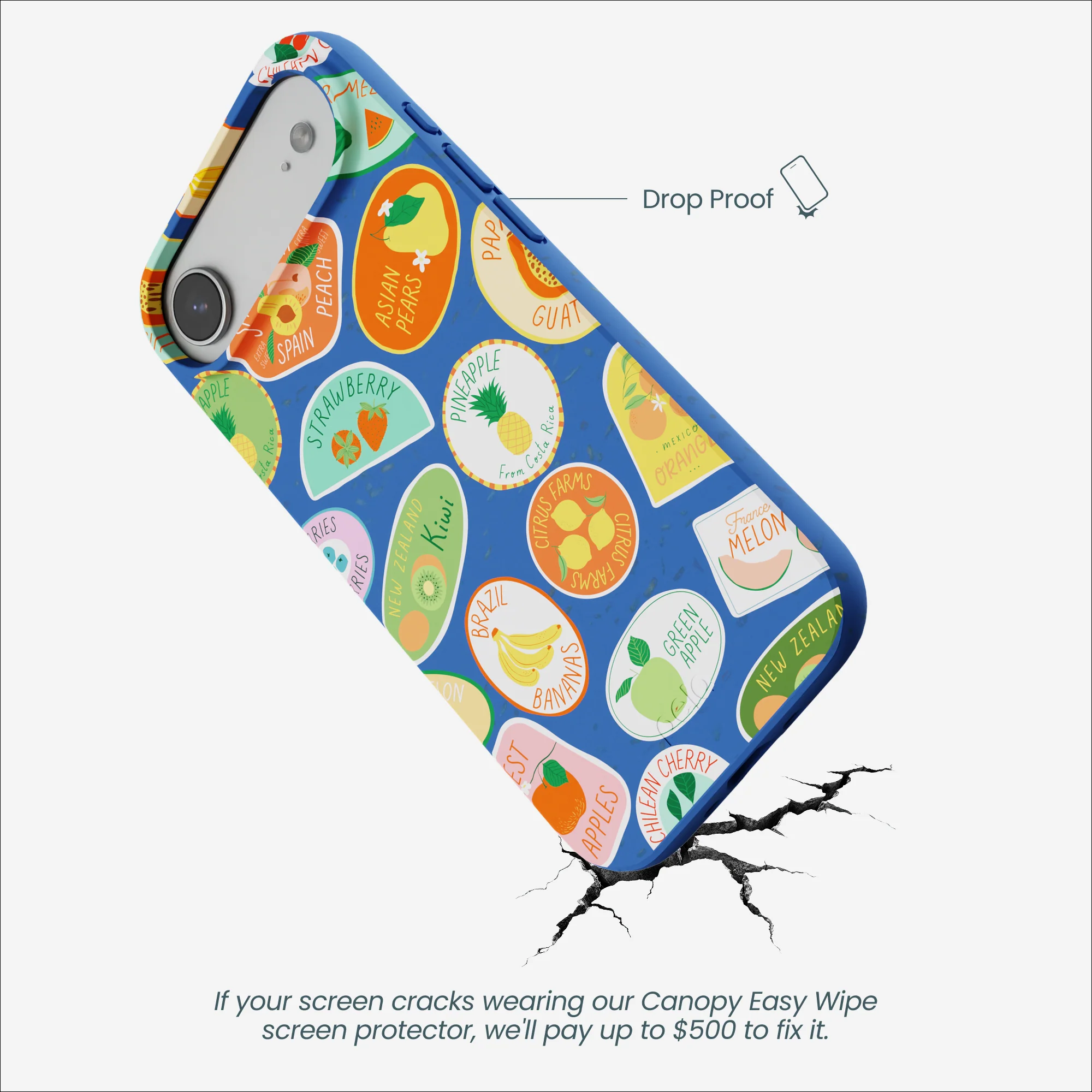 Electric Blue Frutti Club iPhone Air Case - Image 5