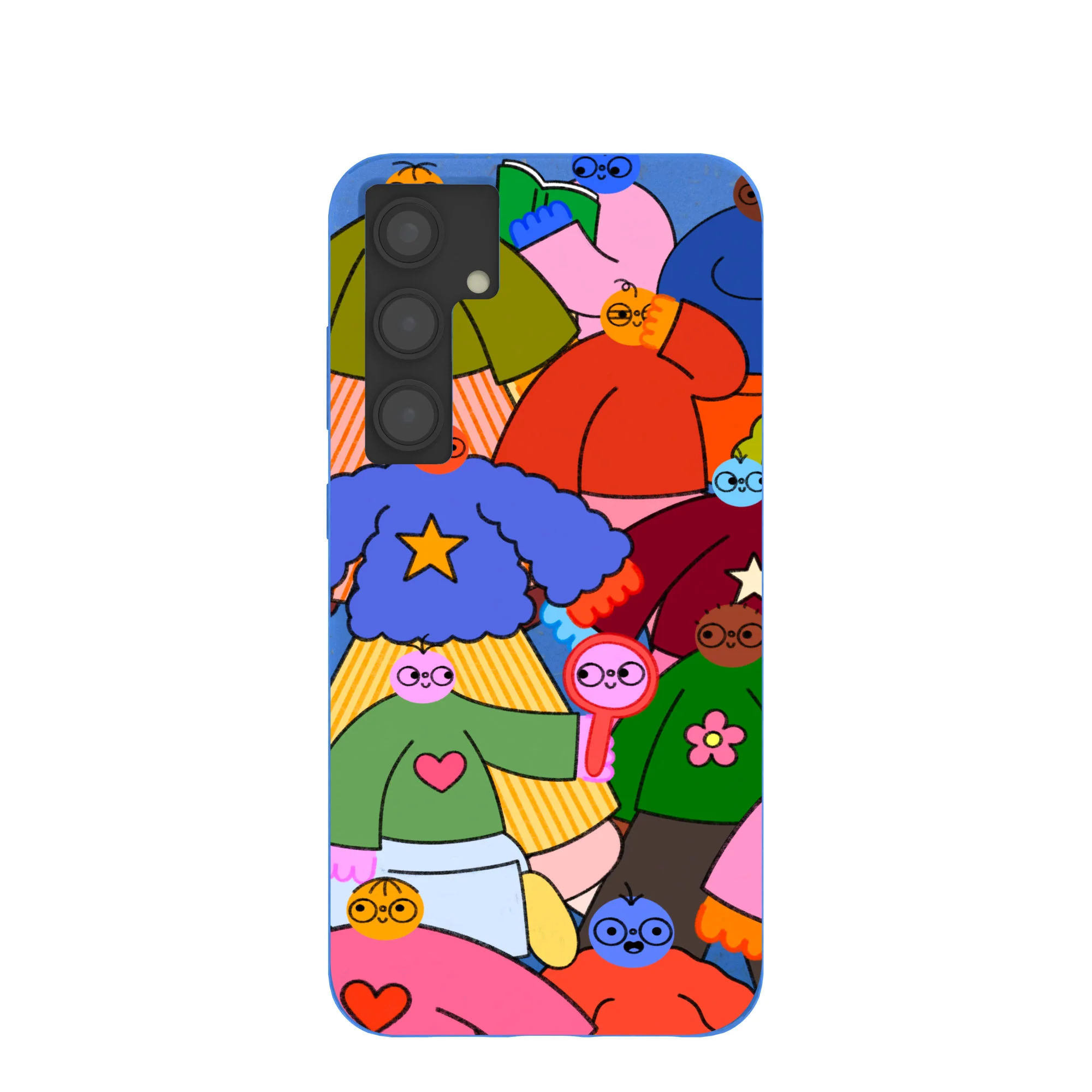 Electric Blue Pals Samsung Galaxy S24+(Plus) Case