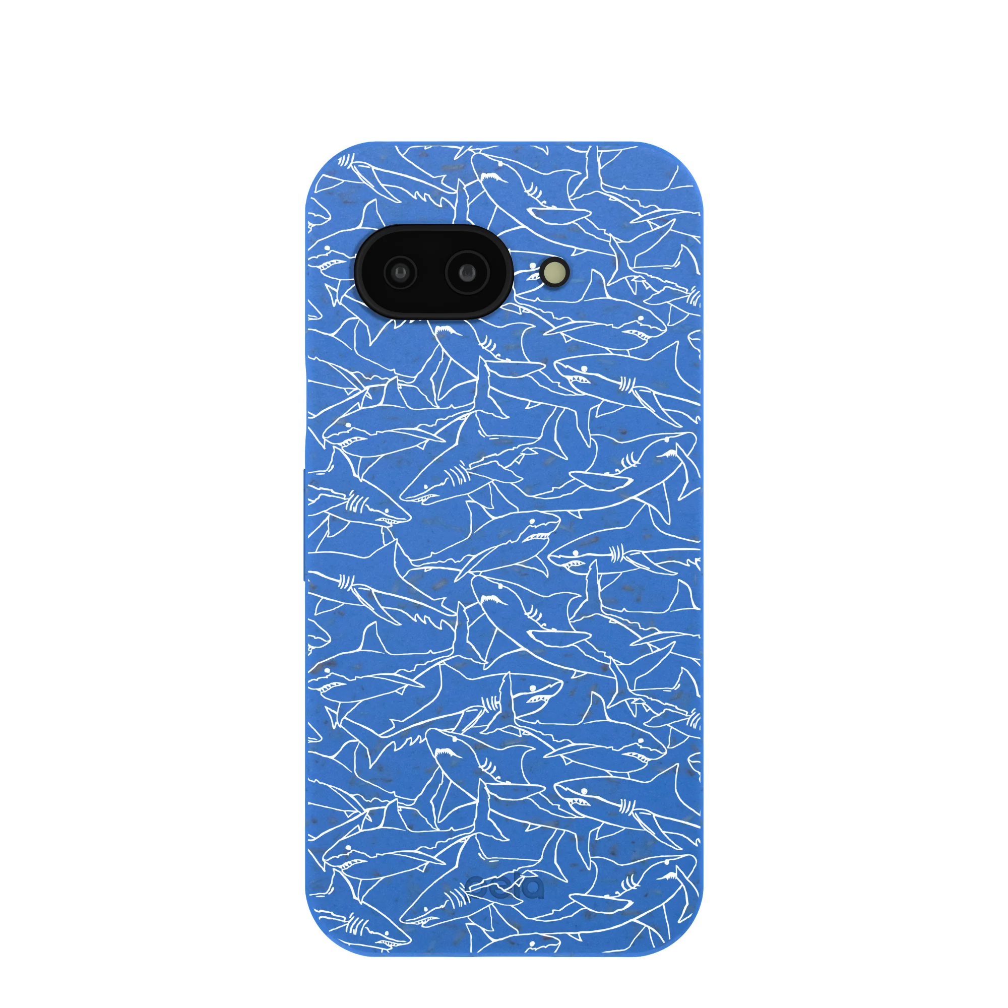 Electric Blue Shark Frenzy Google Pixel 9a Case