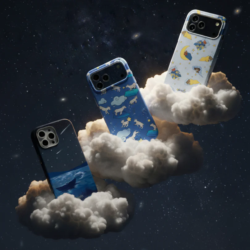 Electric Blue Sheep Dreamers Samsung Galaxy S26 Case - Image 9