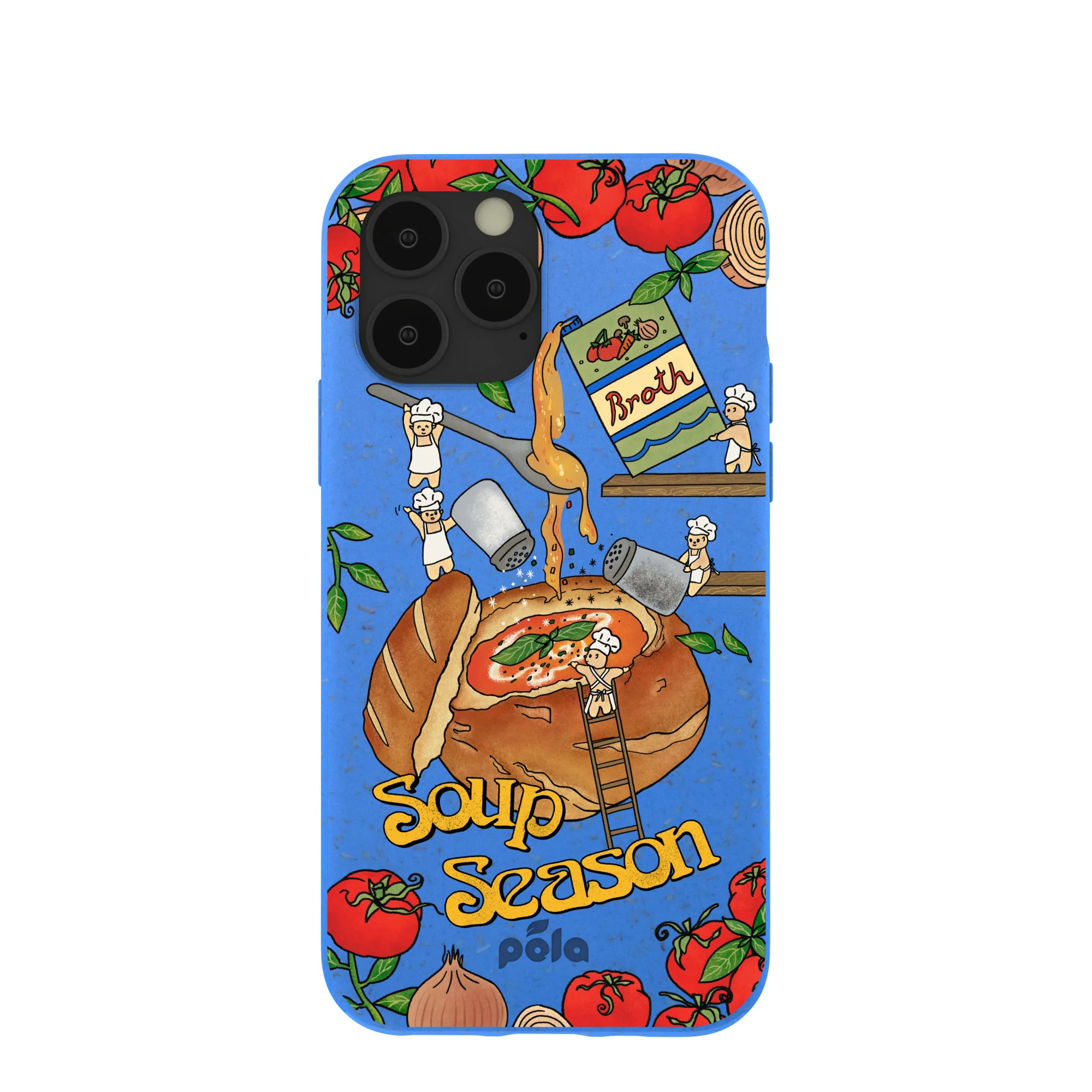 Electric Blue Soup Season iPhone 11 Pro Case