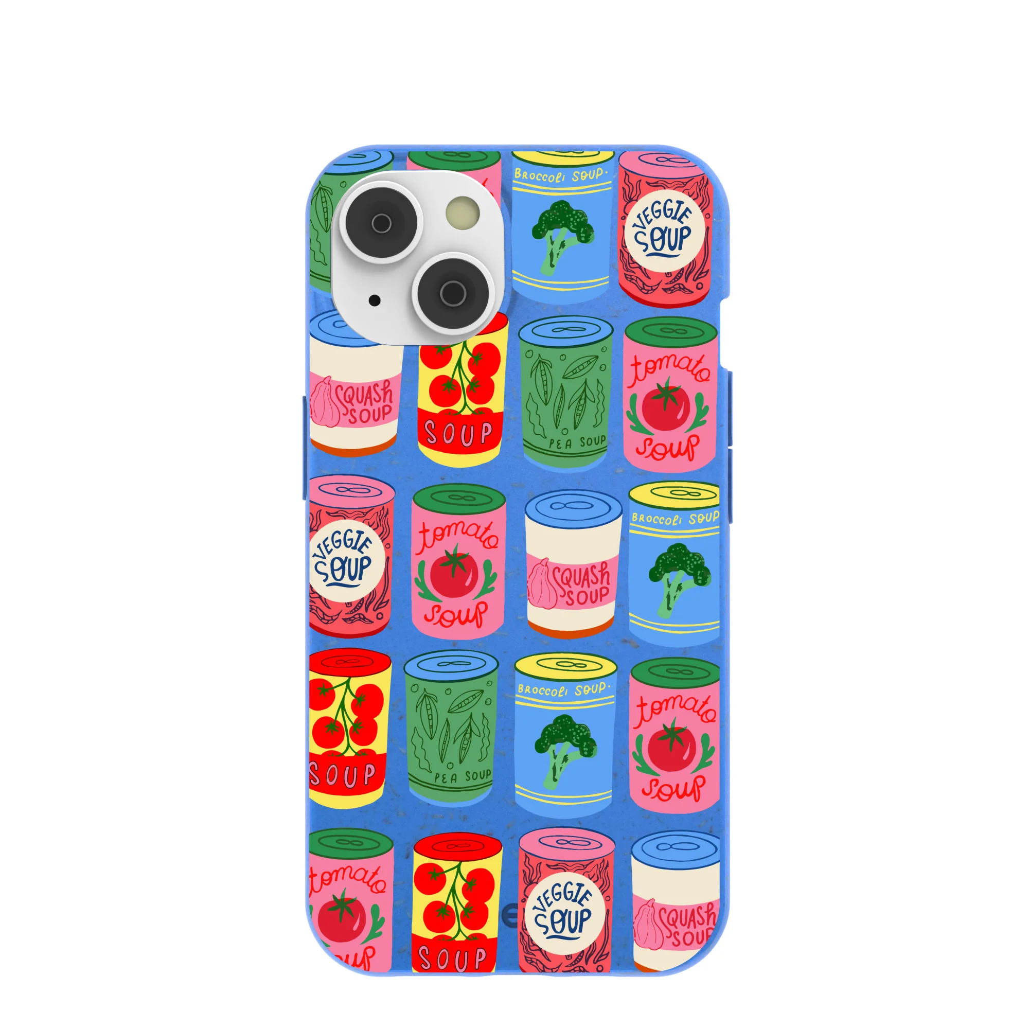 Electric Blue Soup Stories iPhone 14 Case