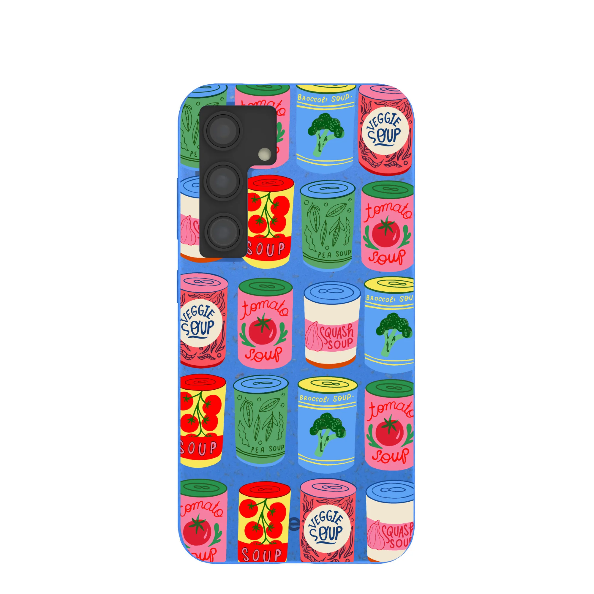 Electric Blue Soup Stories Samsung Galaxy S24 Case