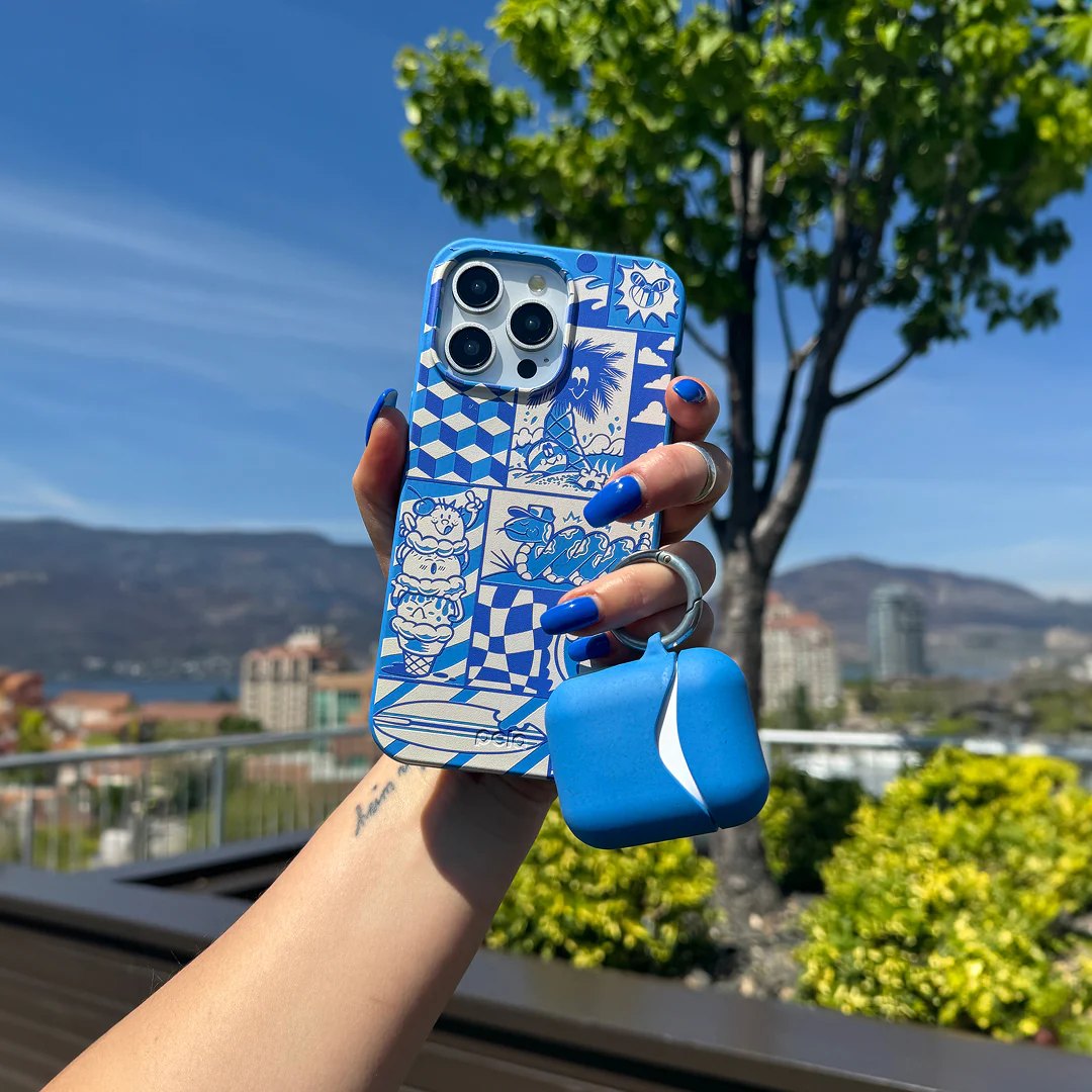 Electric Blue Summer Blues iPhone 17 Case - Image 2