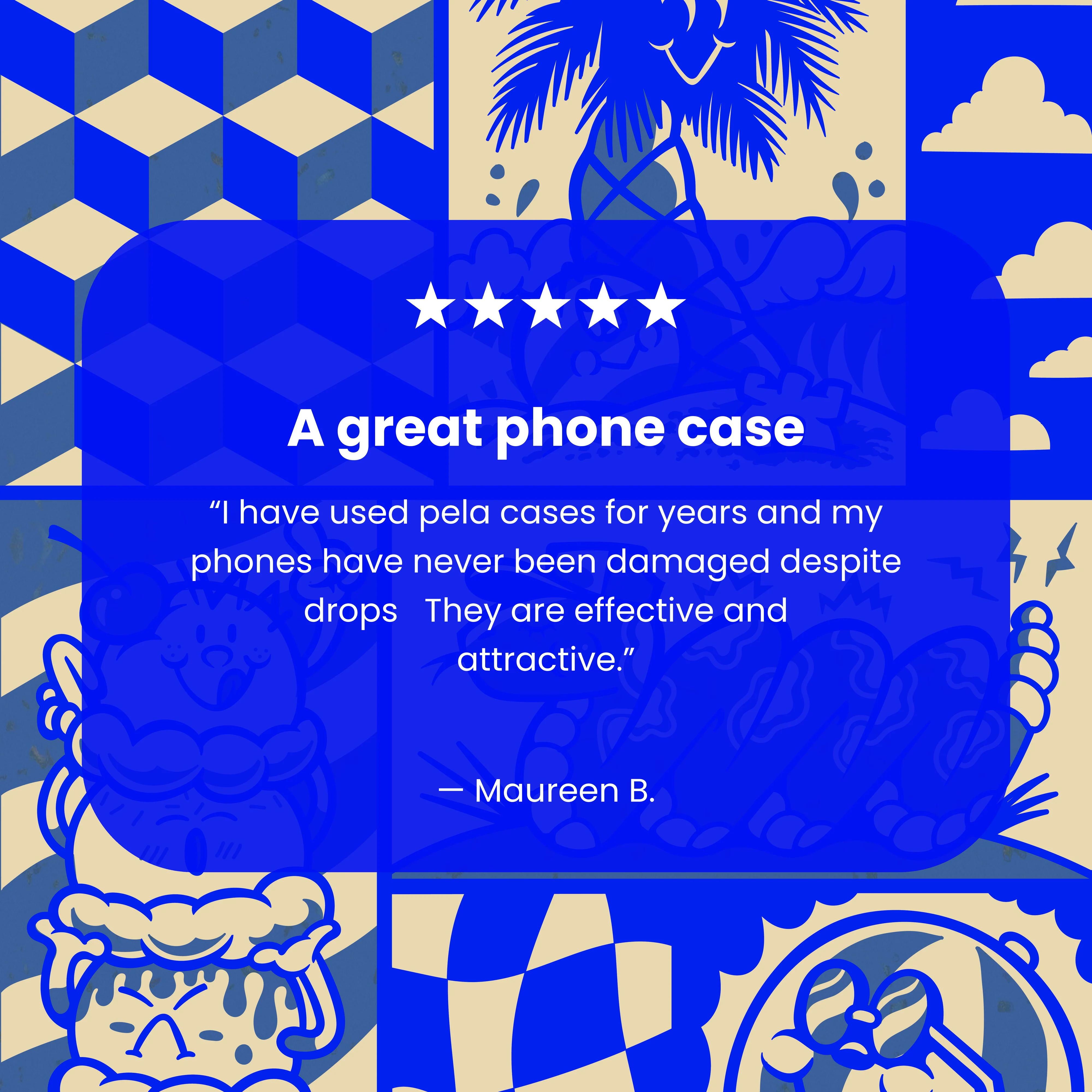 Electric Blue Summer Blues iPhone 17 Pro Max Case - Image 7