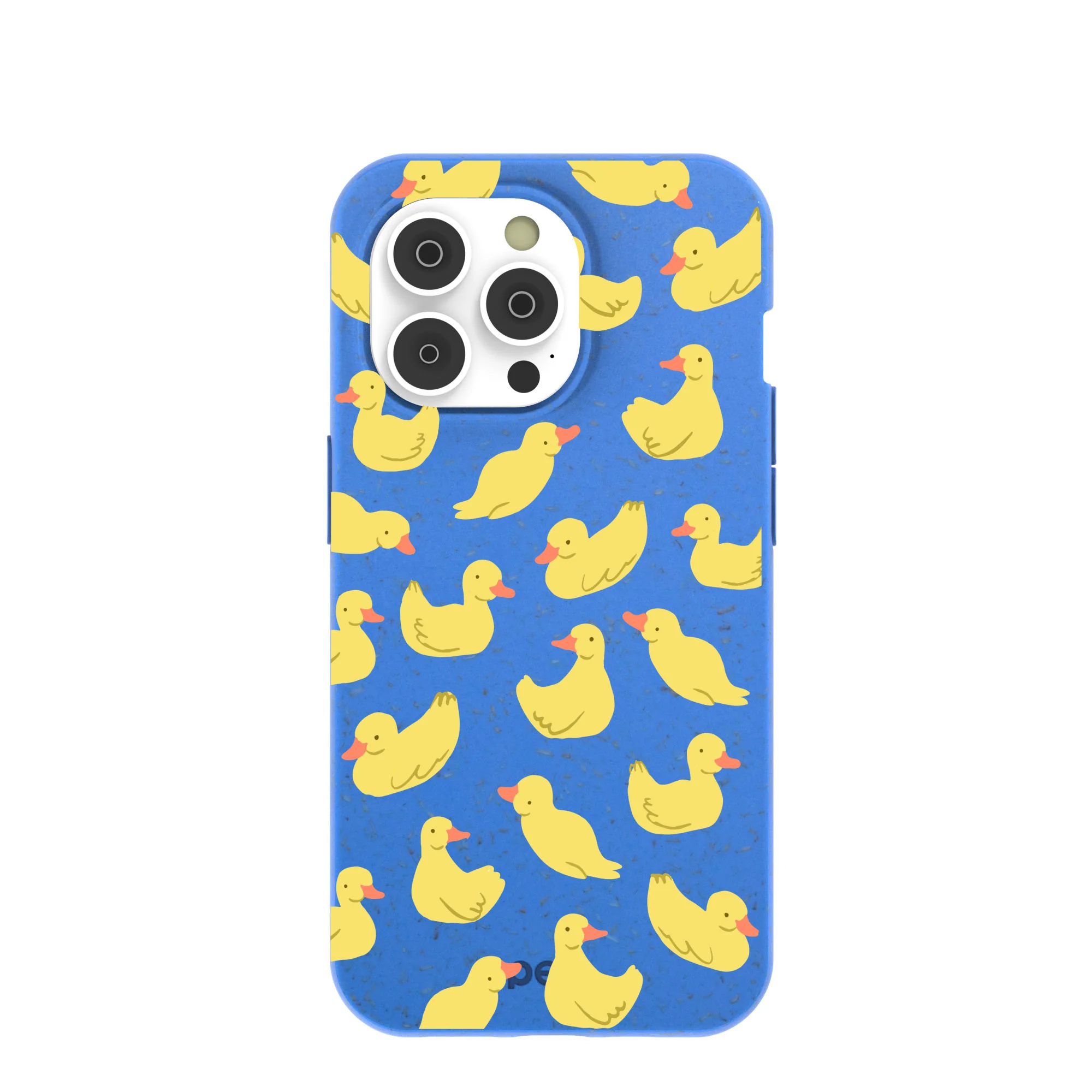 Electric Blue Sunny Ducklings iPhone 14 Pro Case