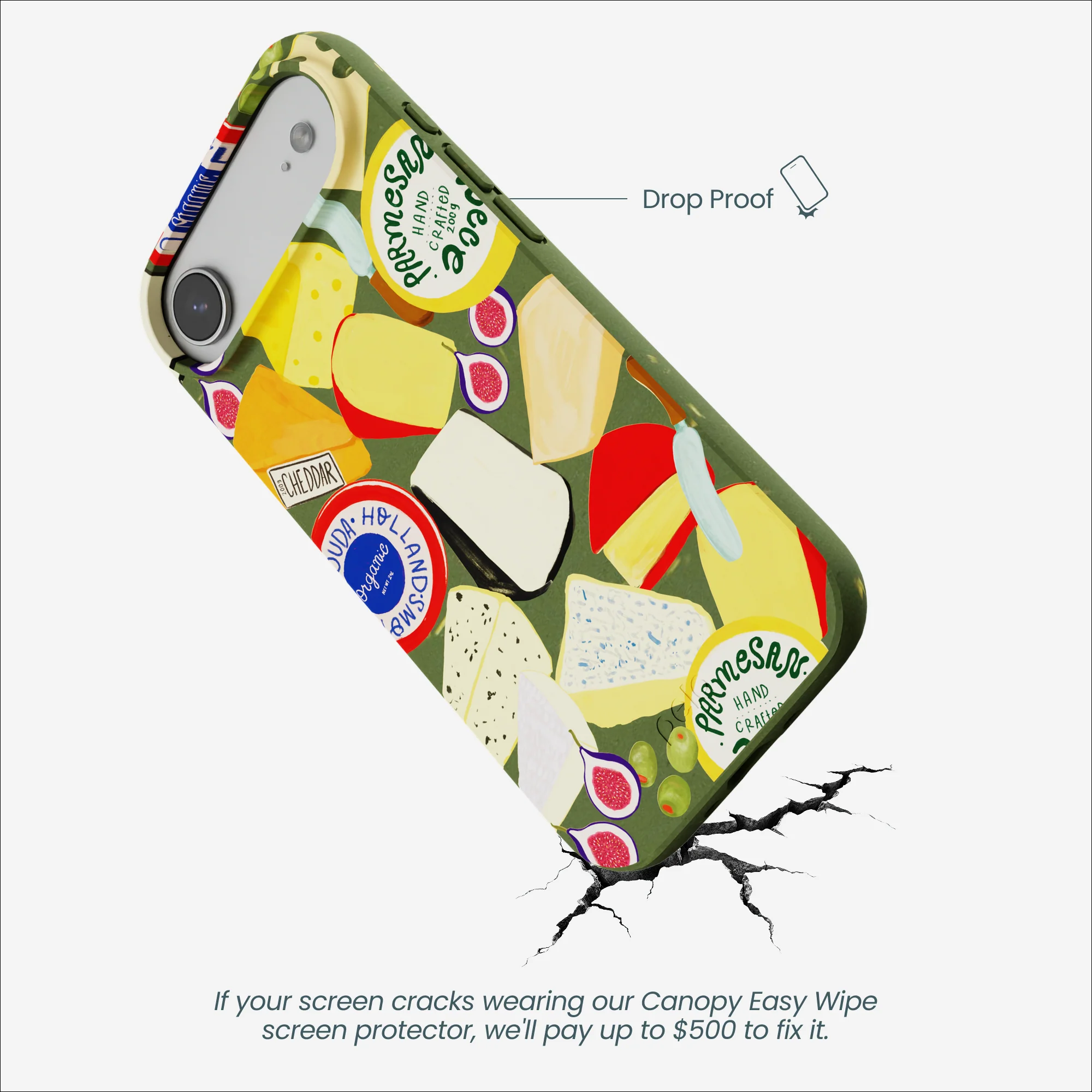 Forest Floor Cheese Spread iPhone Air Case - Image 5
