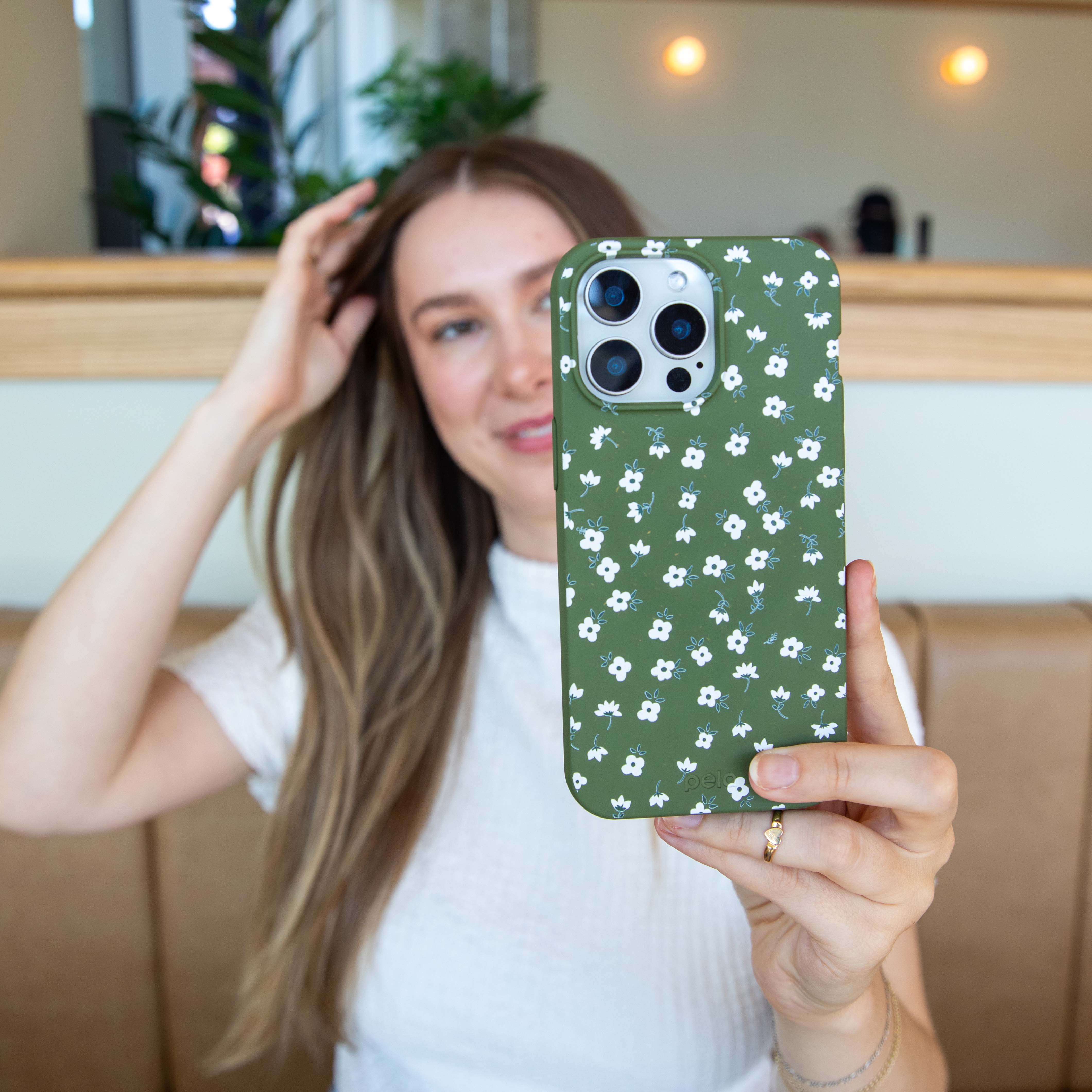 Forest Floor Ditzy Greens iPhone 11 Pro Case - Image 2