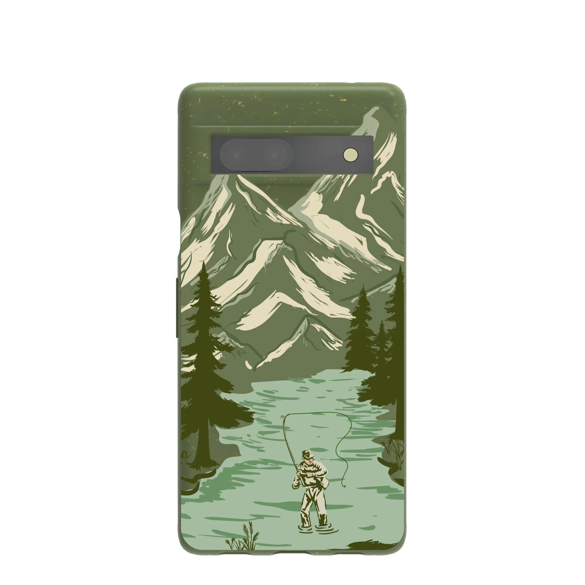Forest Floor Morning Fishing Google Pixel 7a Case