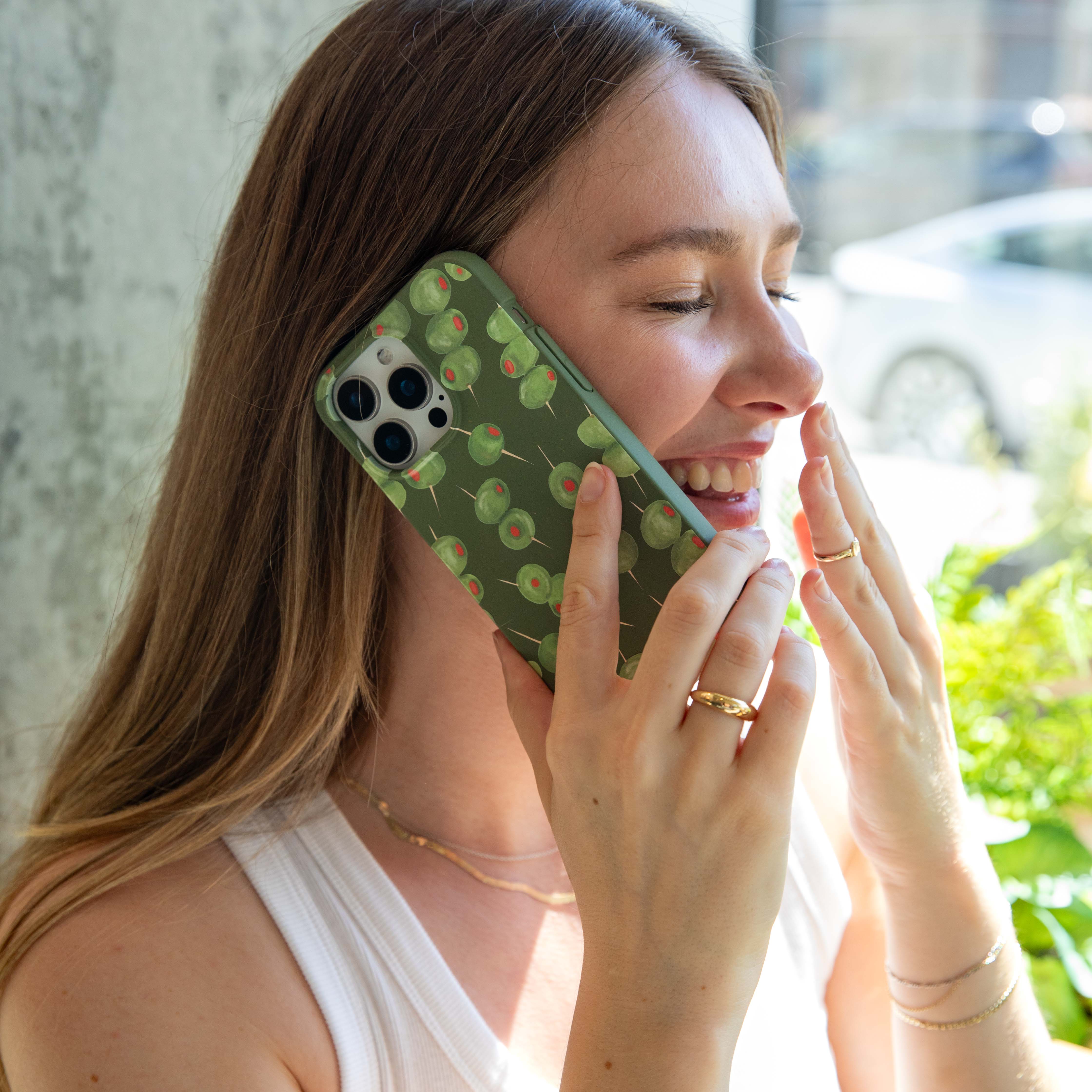 Forest Floor Olive Hour Google Pixel 6a Case - Image 5