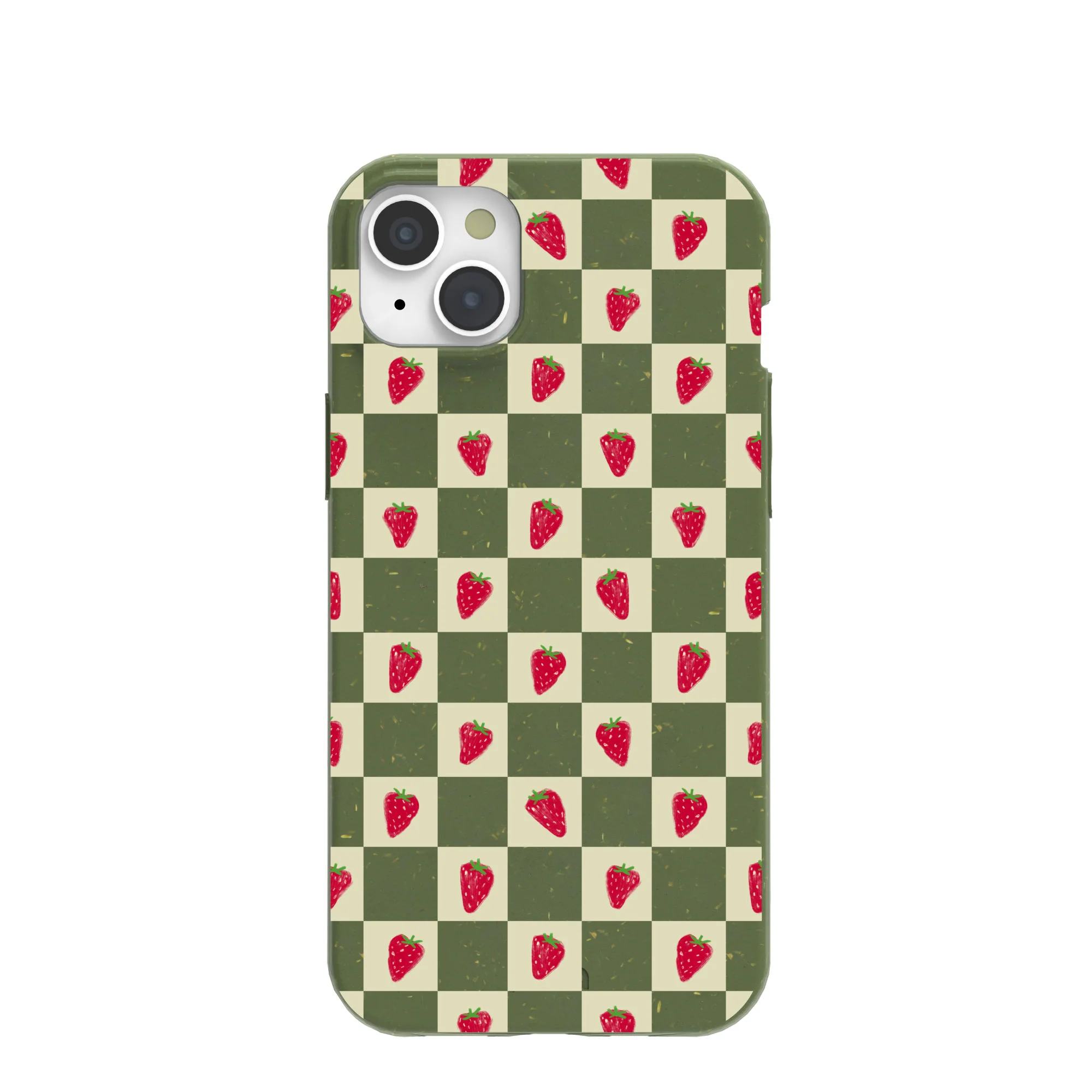 Forest Floor Strawberry Field iPhone 15 Plus Case