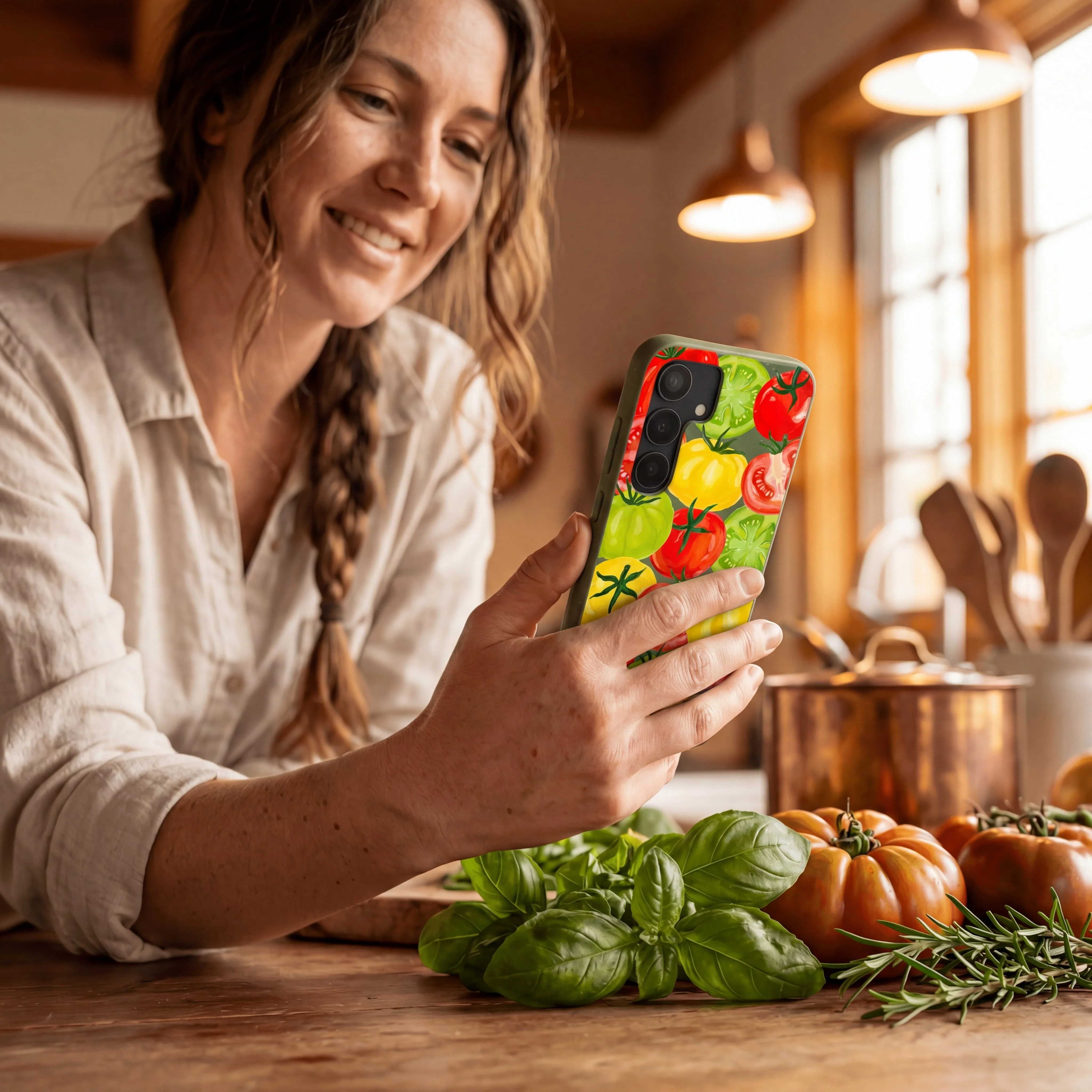 Forest Floor Tomato to Soup Samsung Galaxy S24 Case - Image 2