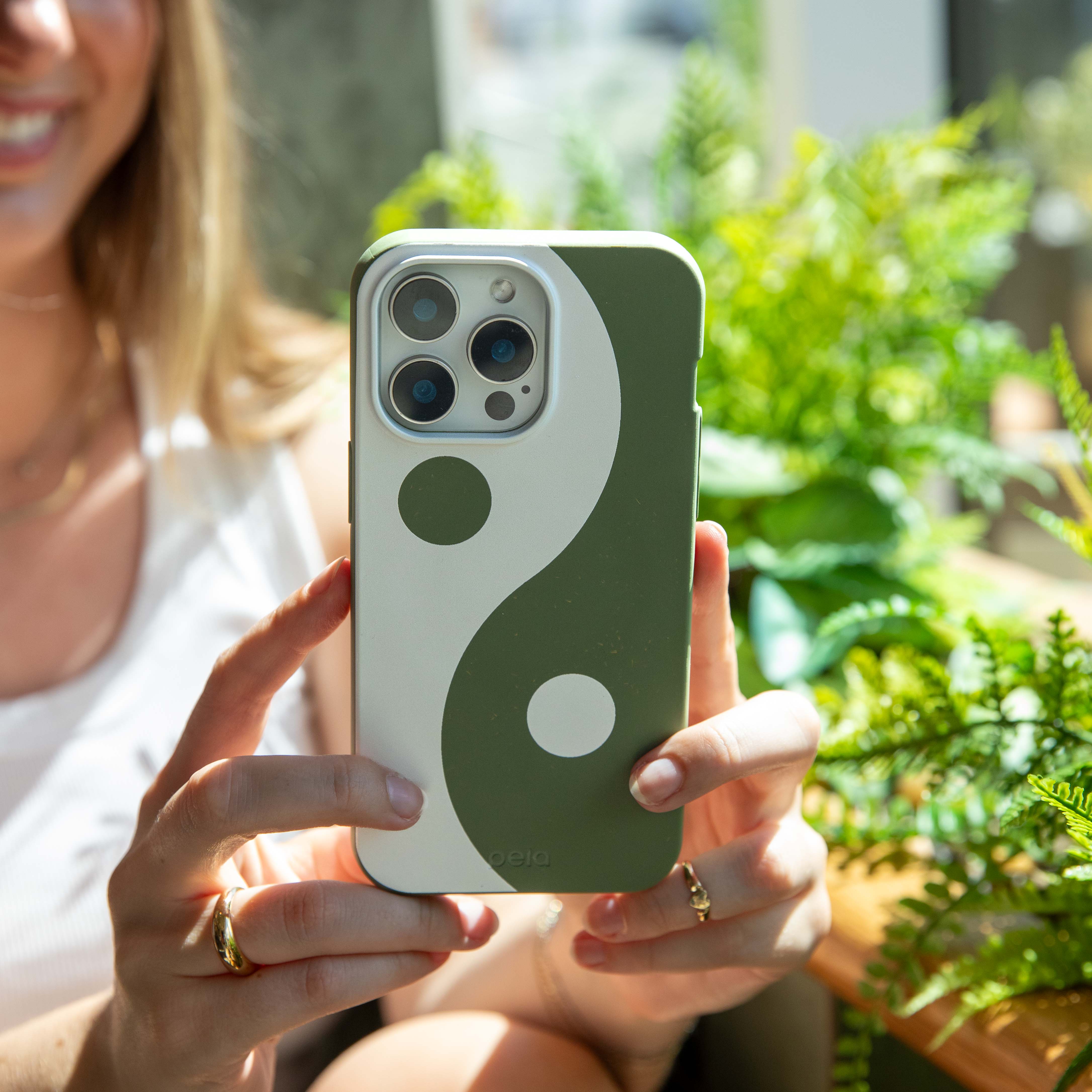 Forest Floor Yin Yang iPhone 6/6s/7/8/SE Case - Image 5