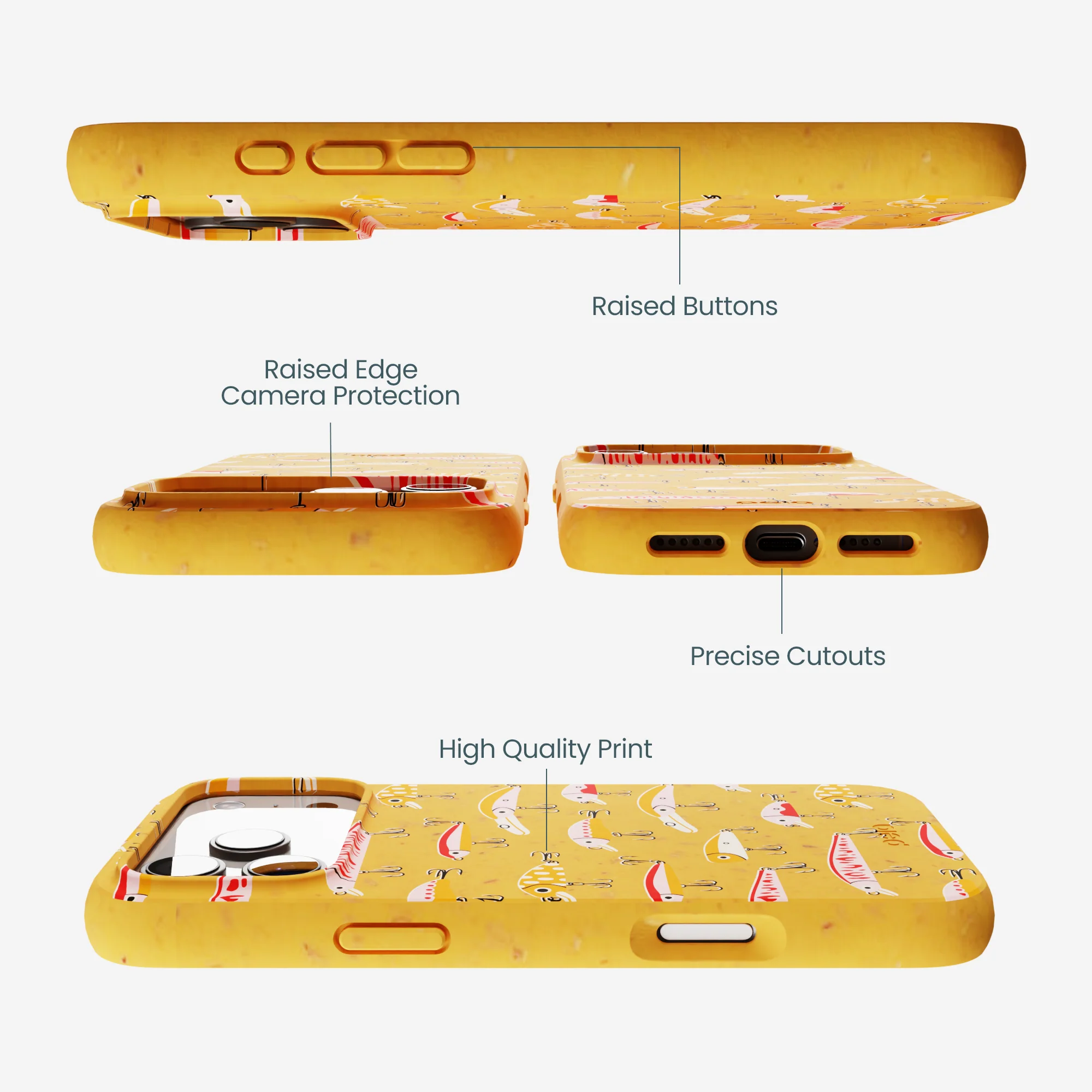 Honey Cute Catch iPhone 17 Pro Max Case - Image 2