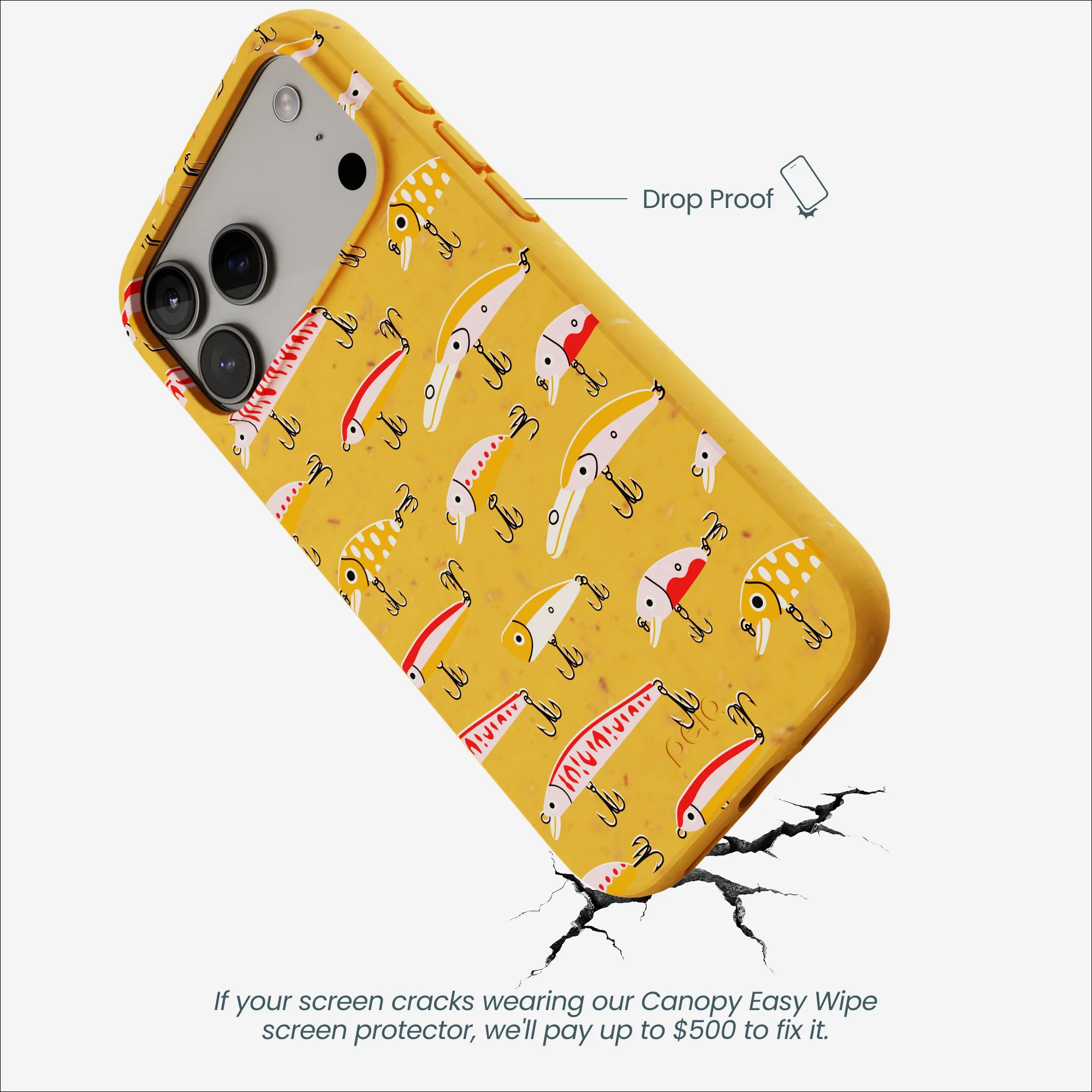Honey Cute Catch iPhone 17 Pro Max Case - Image 4