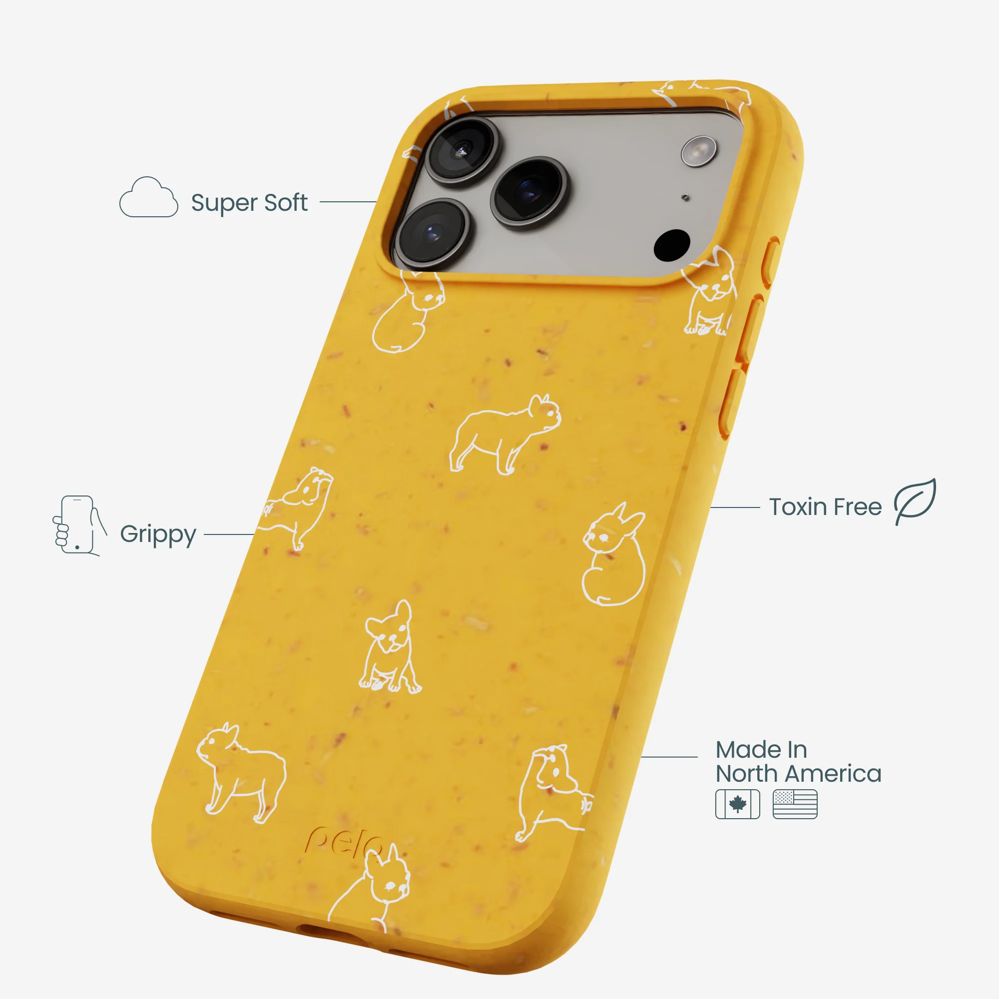 Honey Easy Breezy Frenchie iPhone 17 Pro Max Case - Image 3