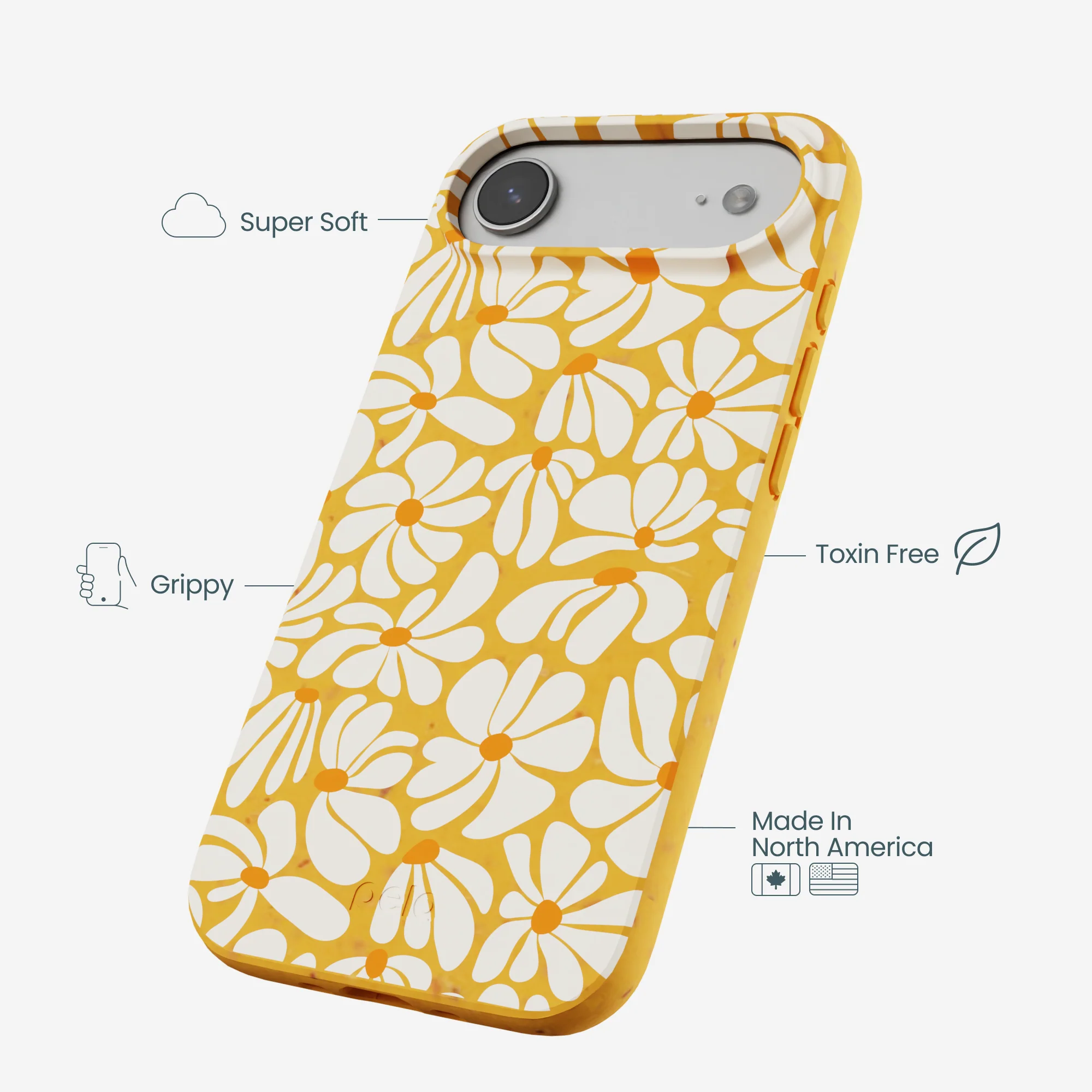 Honey Funky Petals iPhone Air Case - Image 3
