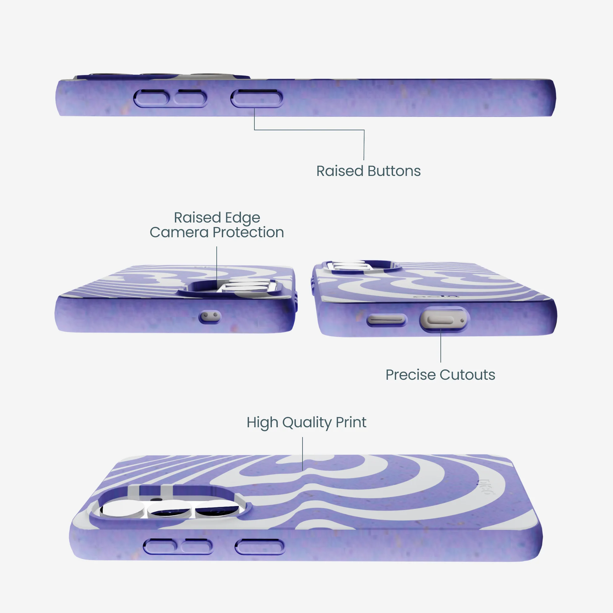 Lavender Flutter Left Samsung Galaxy S26 Case - Image 3