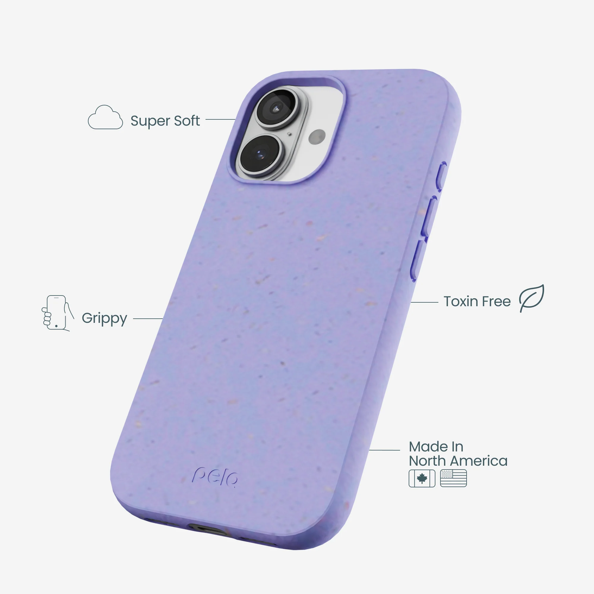 Lavender iPhone 17 Case - Image 3