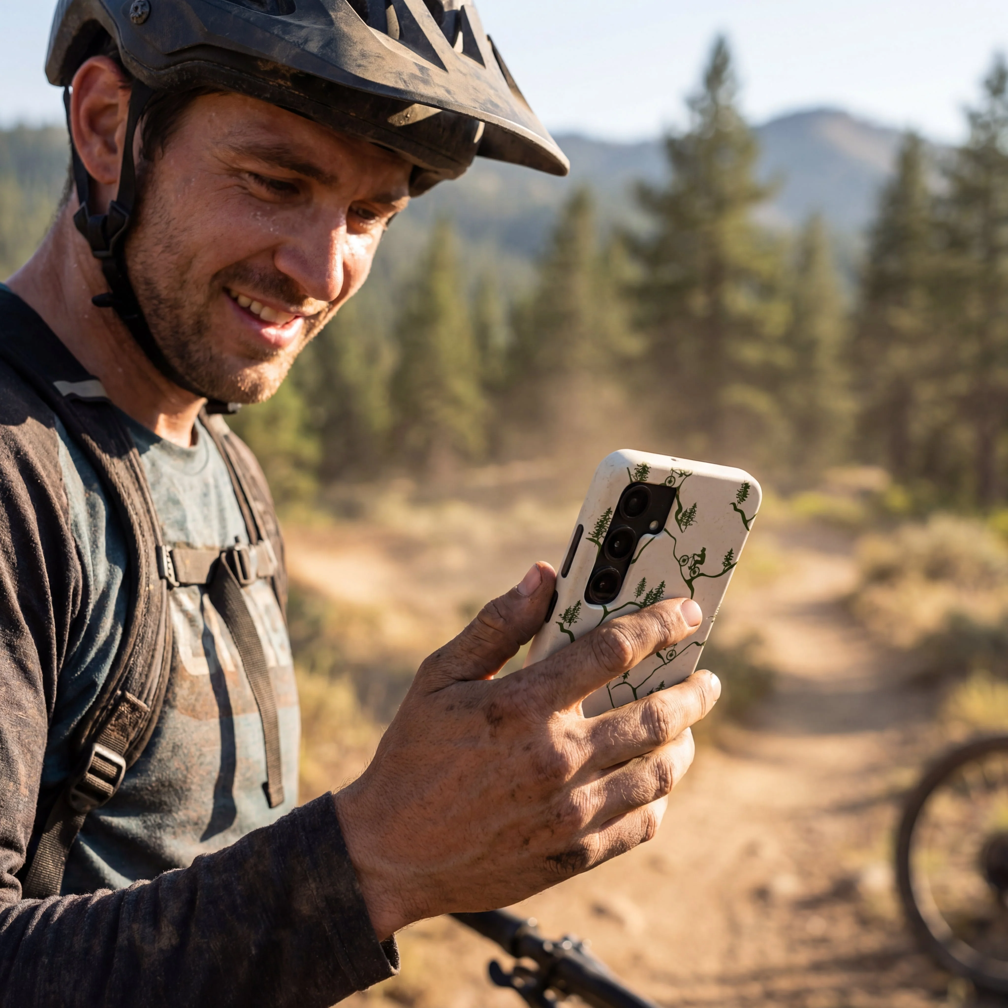 London Fog Bike Trek MTBCO Samsung Galaxy S25 Ultra Case - Image 2