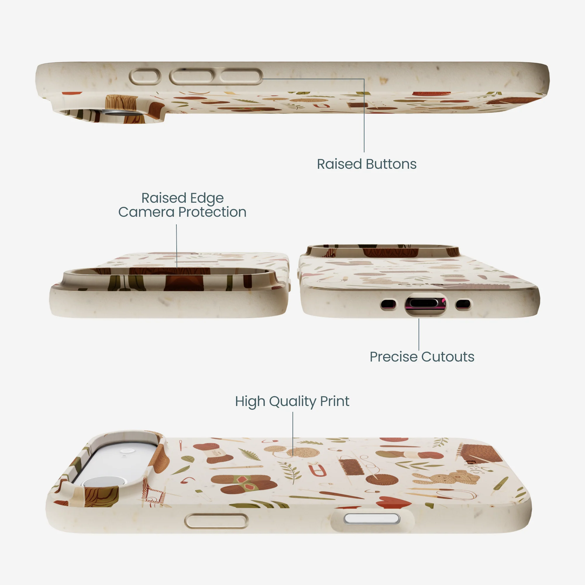 London Fog Cozy Knit iPhone Air Case - Image 2