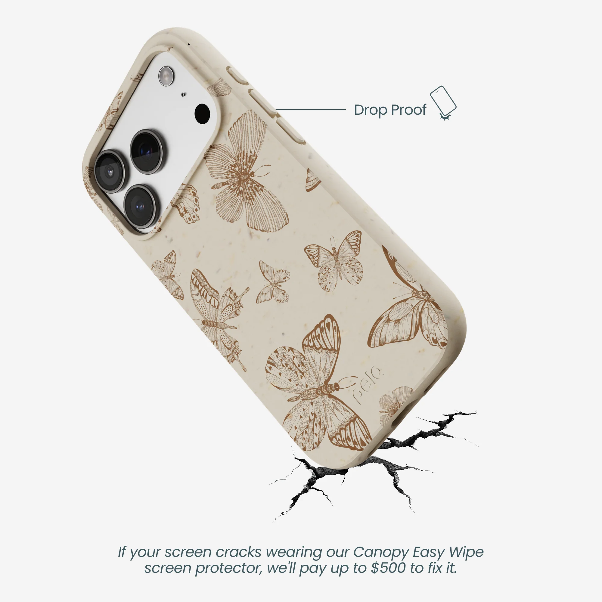 London Fog Delicate Flutters iPhone 17 Pro Case - Image 5