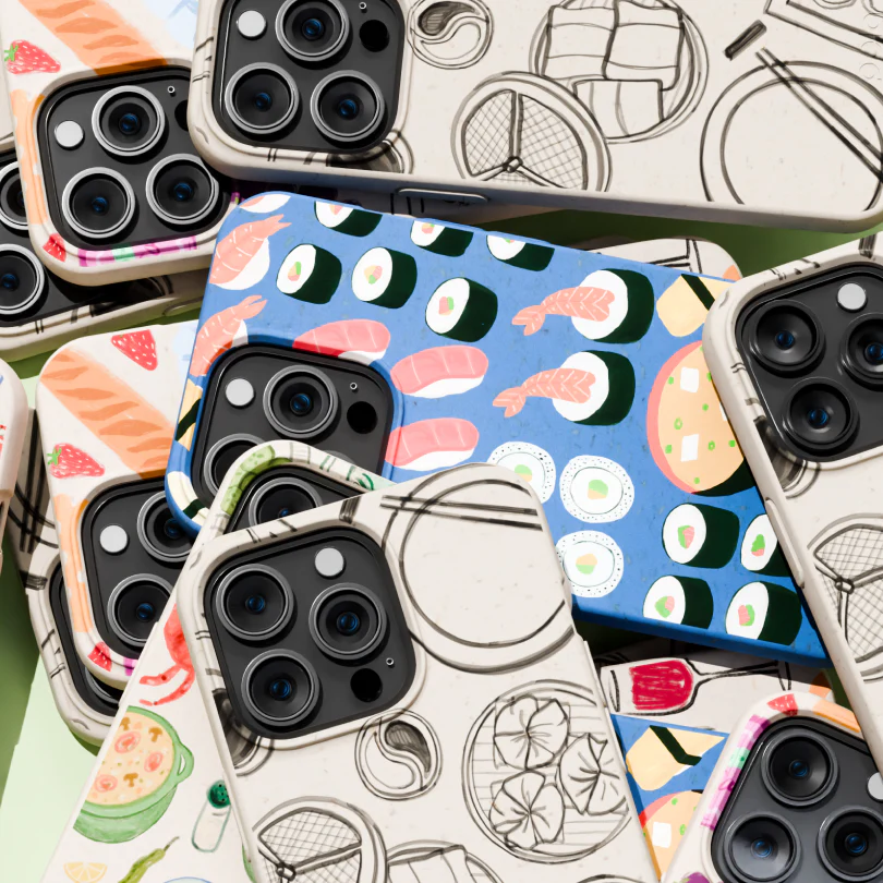 London Fog Dimsum Doodles iPhone XR Case - Image 5