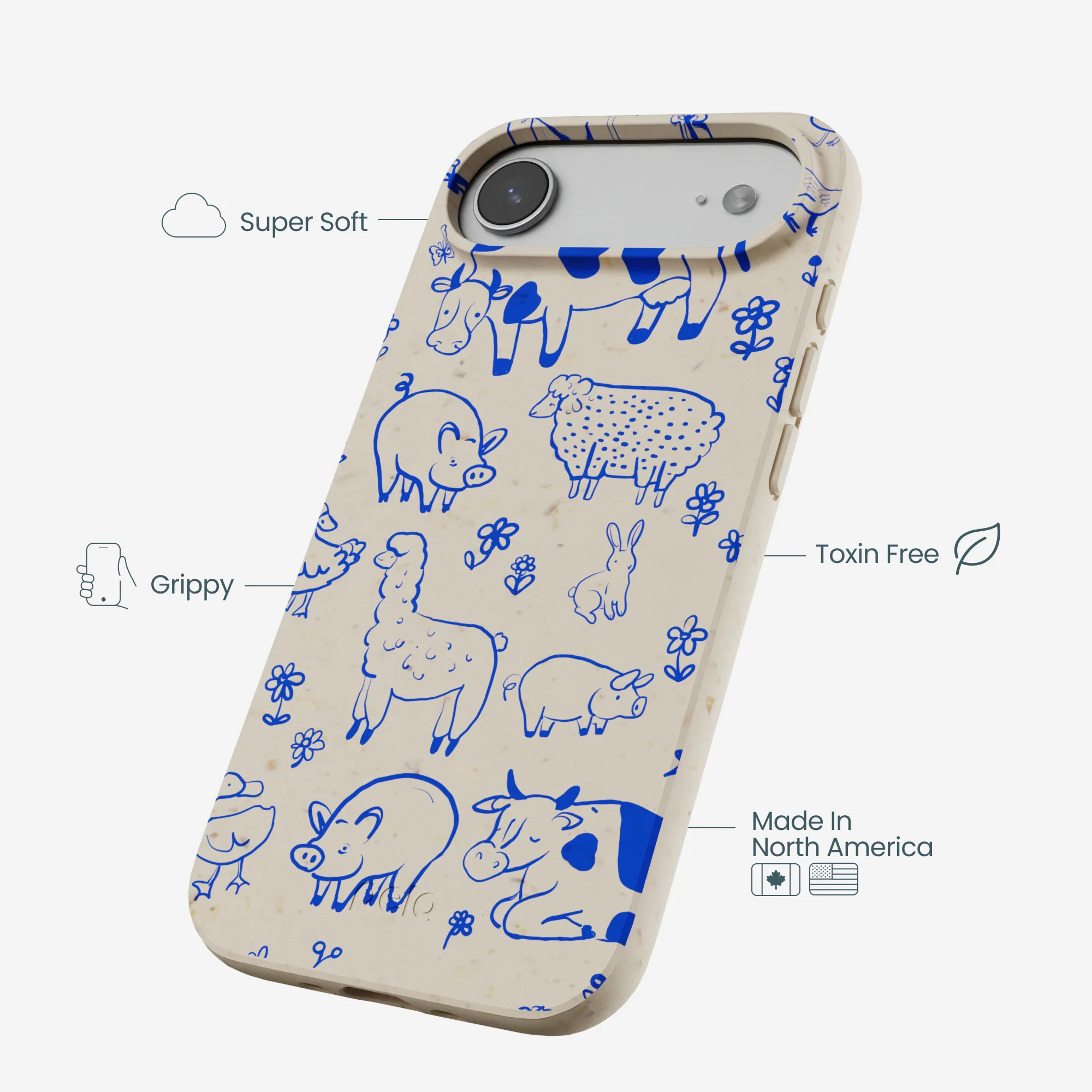 London Fog Happy Farmyard iPhone Air Case - Image 3