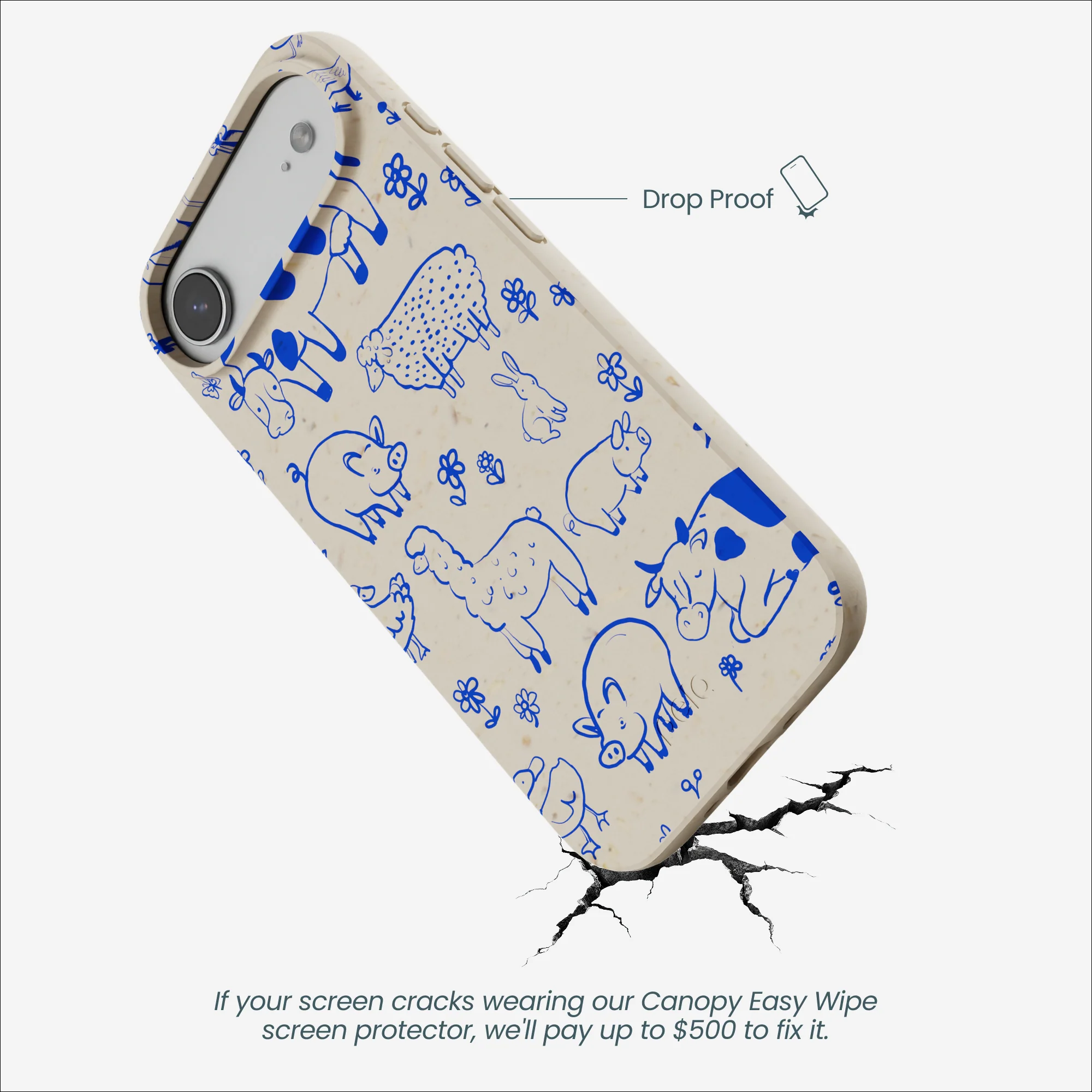 London Fog Happy Farmyard iPhone Air Case - Image 4