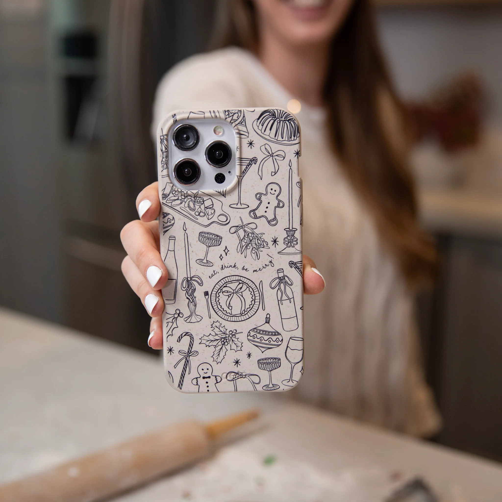 London Fog Holiday Dinner Party iPhone 13 Pro Case - Image 5