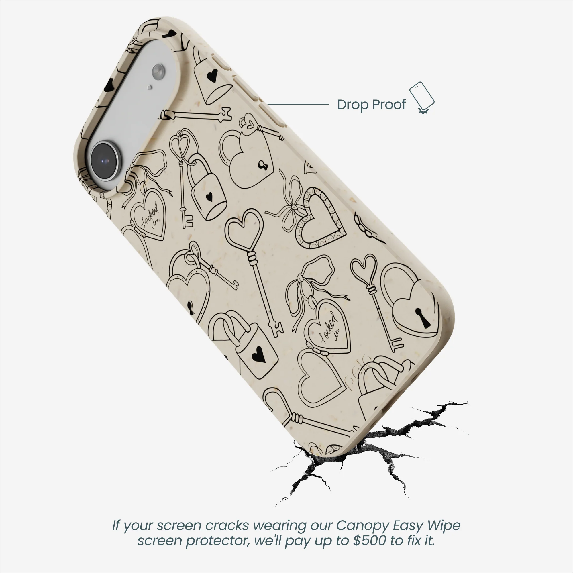 London Fog Locked In Love iPhone Air Case - Image 5