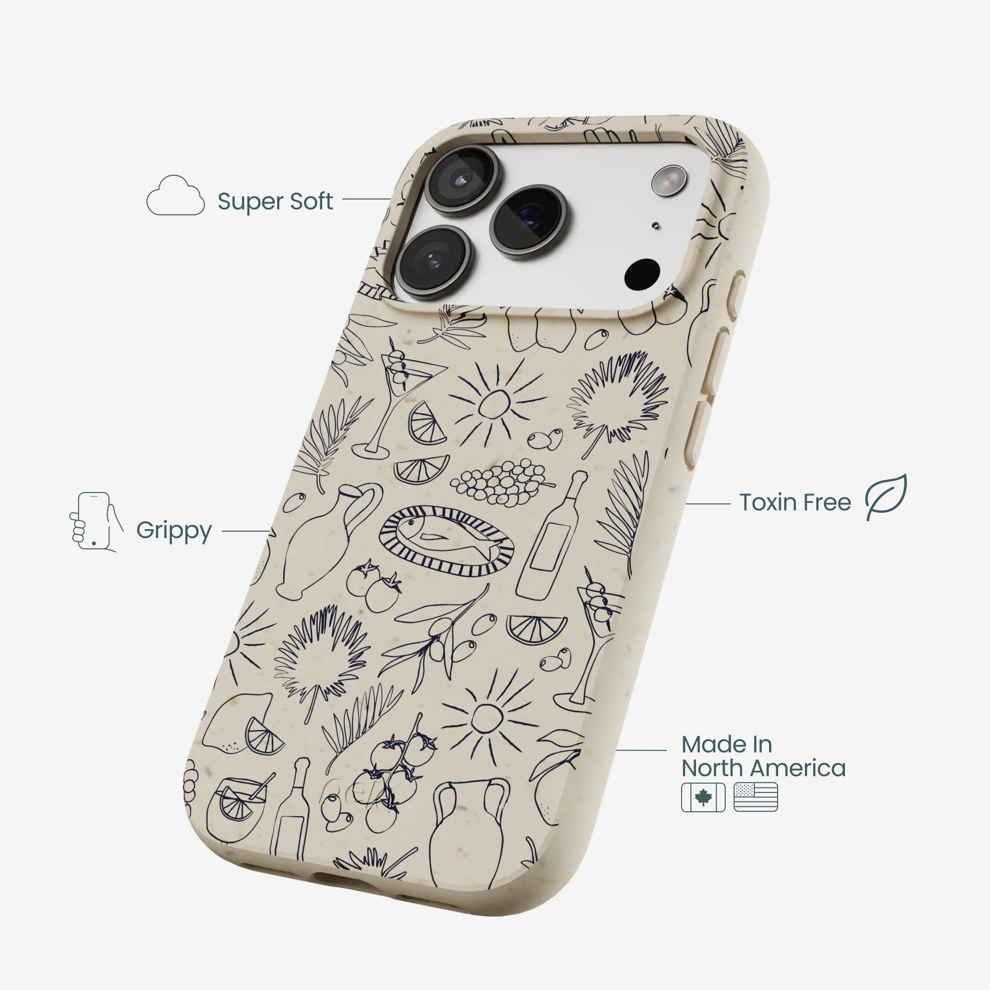 London Fog Mediterranean Moments iPhone 17 Pro Case - Image 4