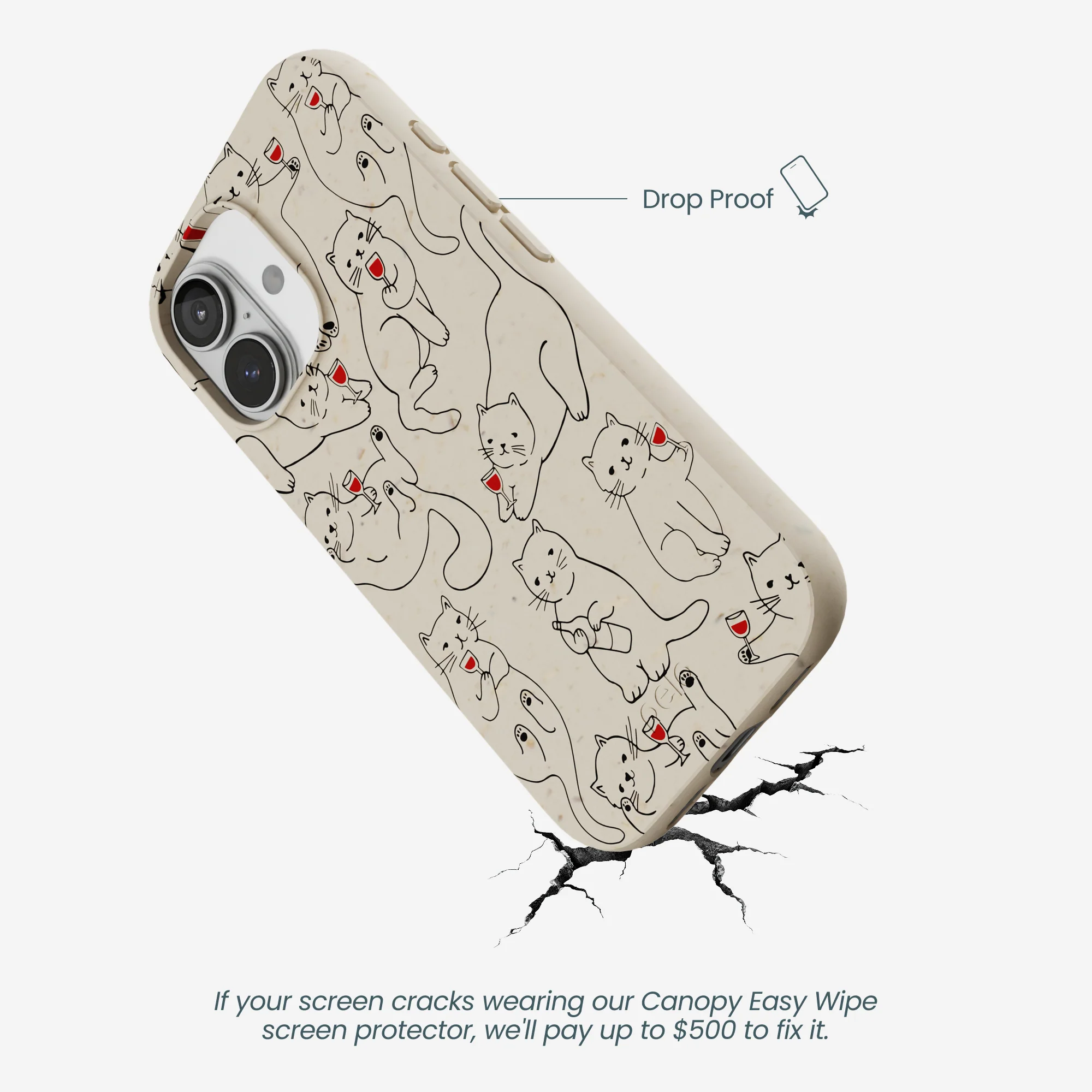 London Fog Purr and Pour iPhone 17 Case - Image 5