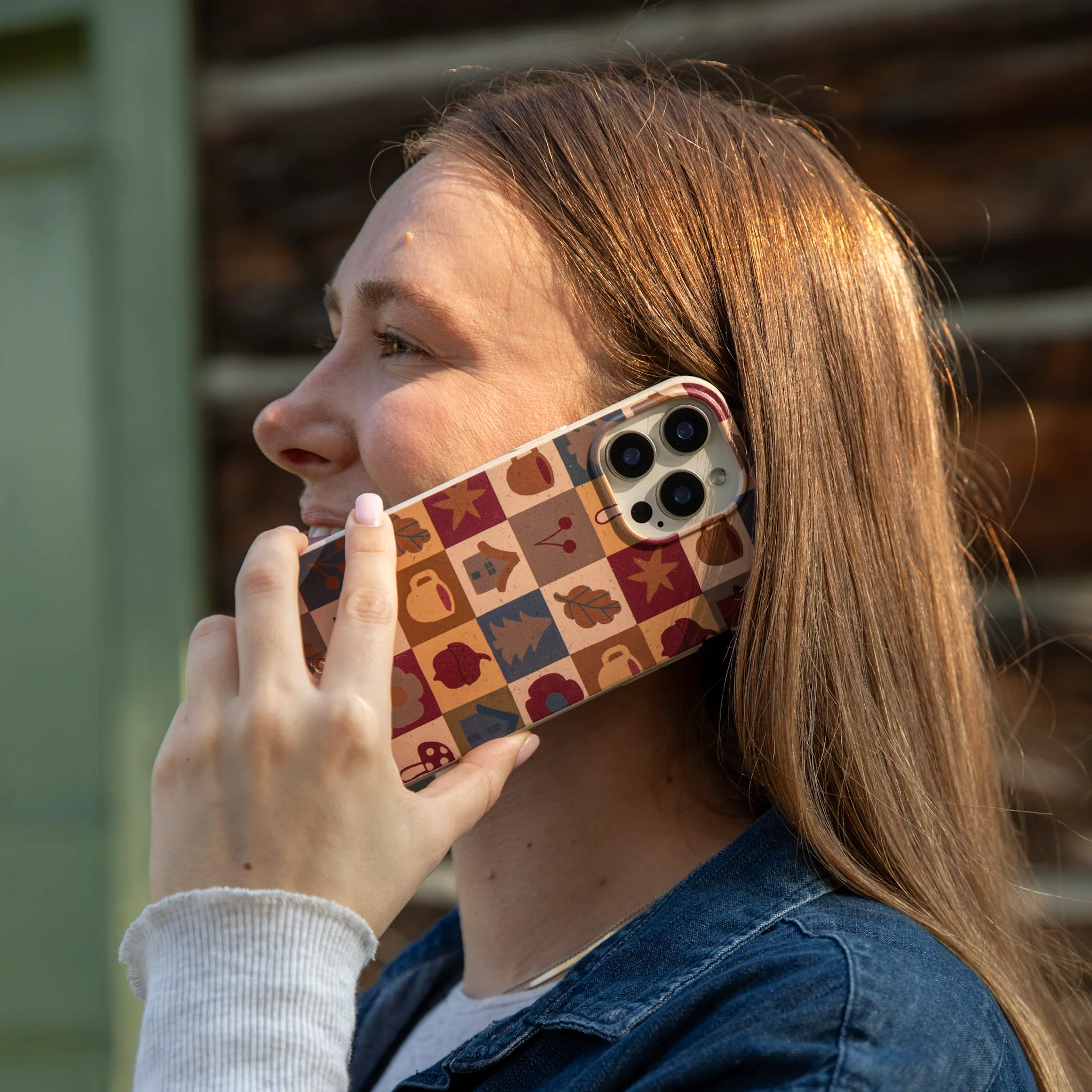 London Fog Rustic Grid iPhone 12 Pro Max Case - Image 6