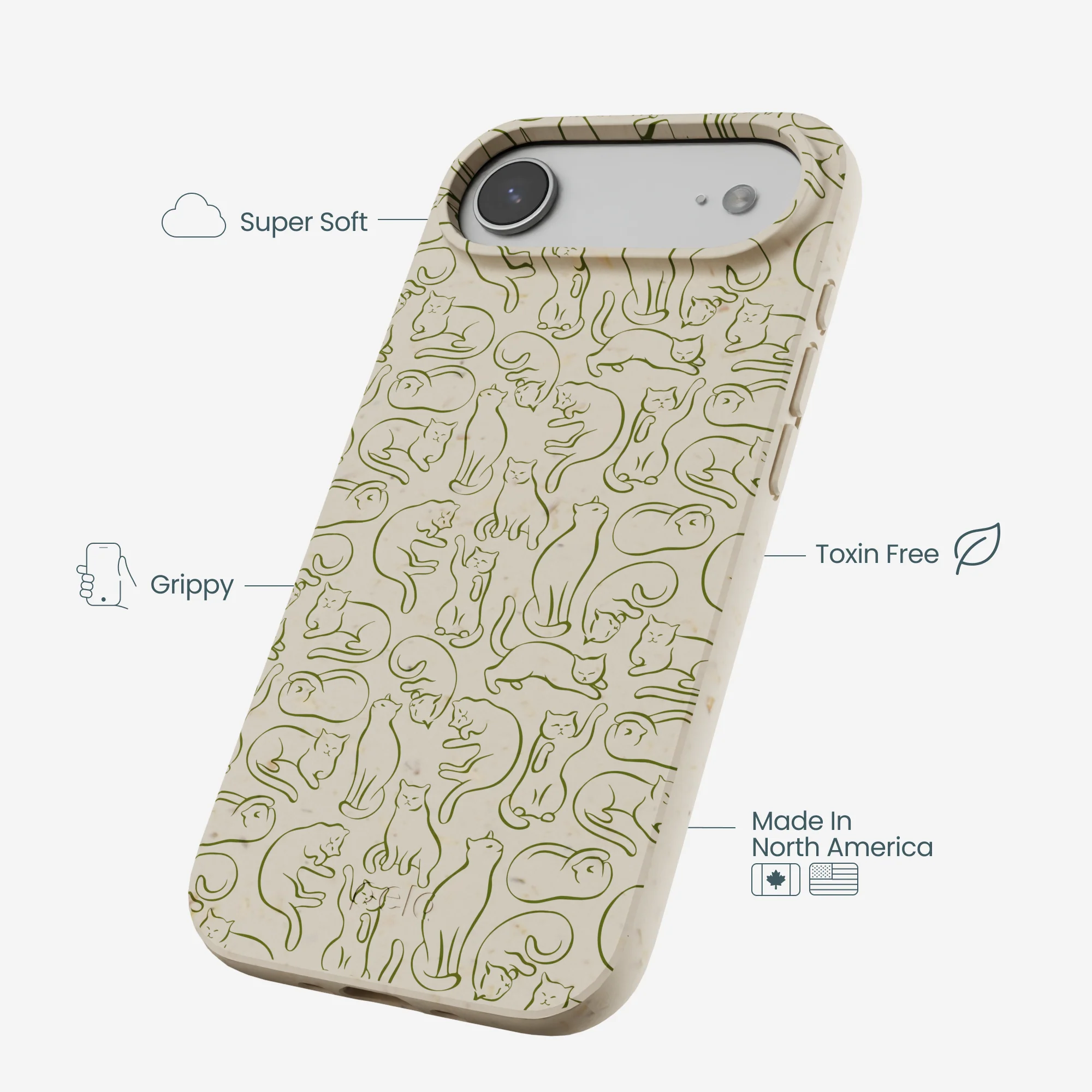 London Fog Say Meow iPhone Air Case - Image 3