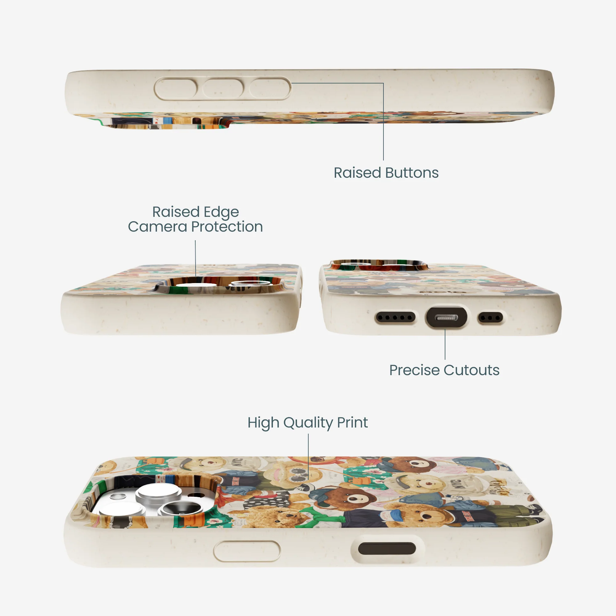 London Fog Unbearably Cute iPhone 16 Pro Max Case - Image 3