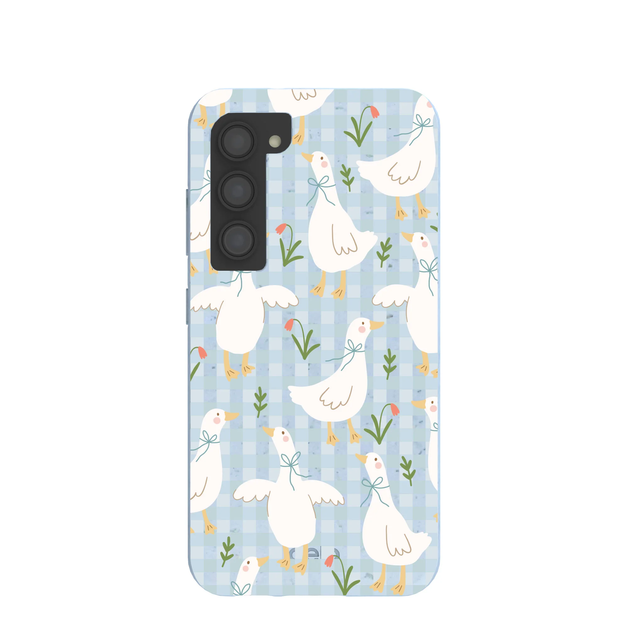 Powder Blue Blooming Quackers Samsung Galaxy S23 Case