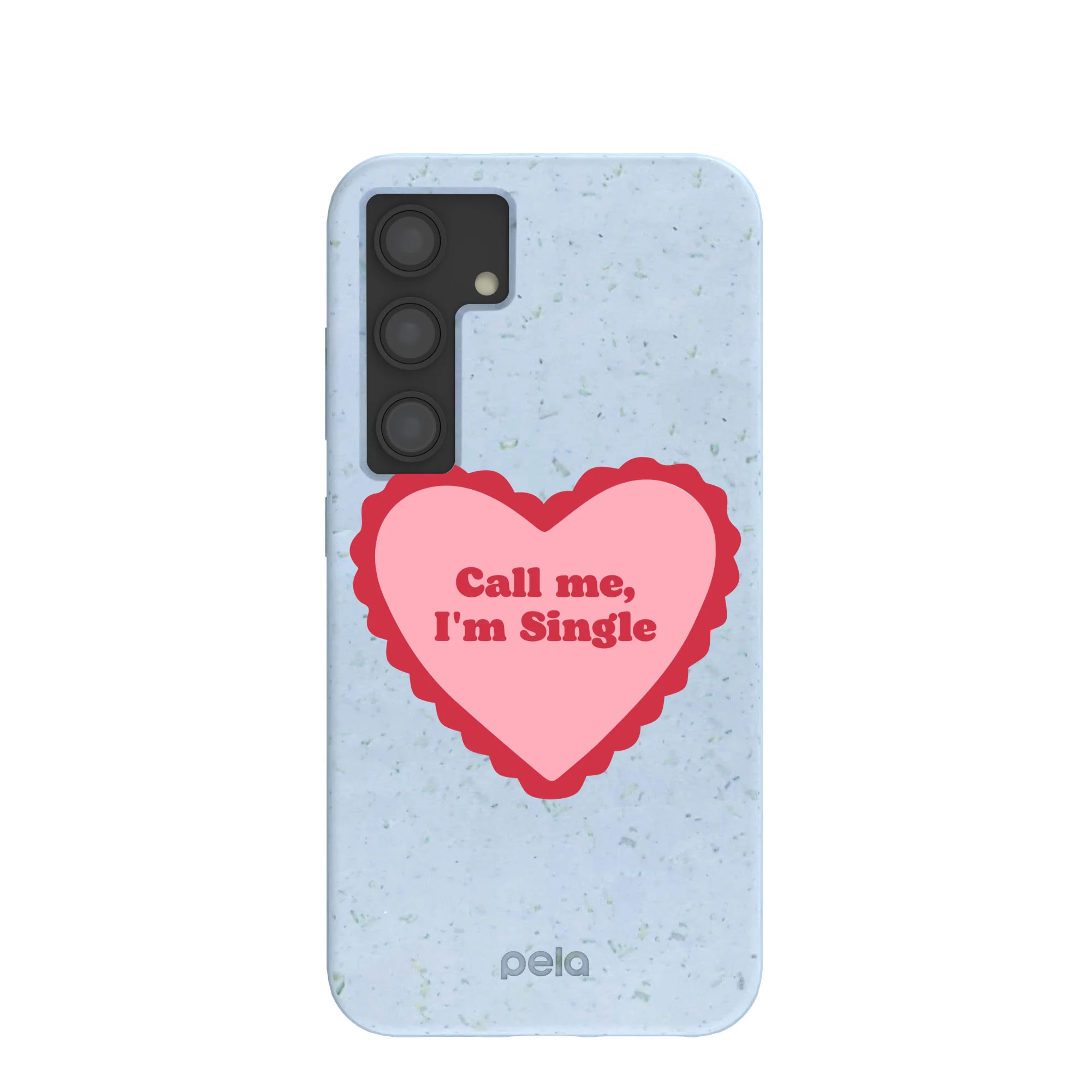 Powder Blue Call Me Samsung Galaxy S24 Case