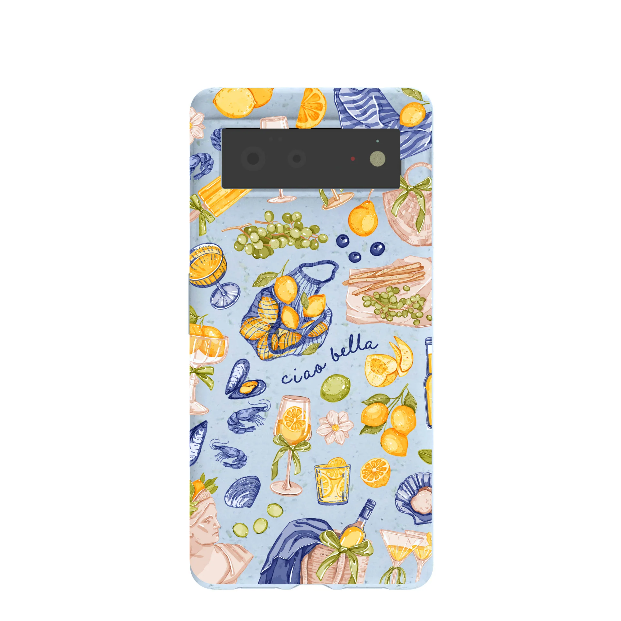 Powder Blue Ciao Bella Google Pixel 6 Case