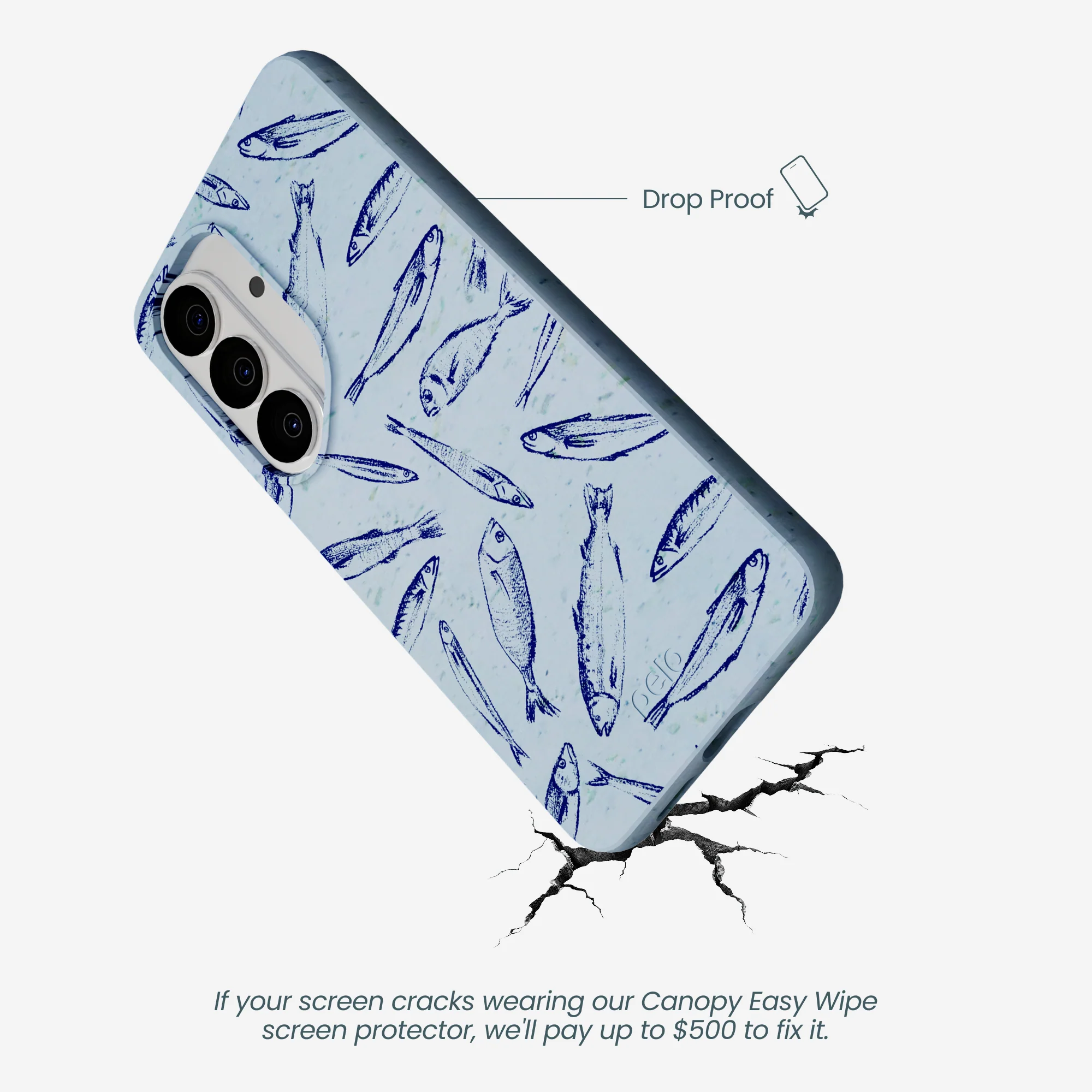 Powder Blue Fishery Samsung Galaxy S26 Case - Image 4