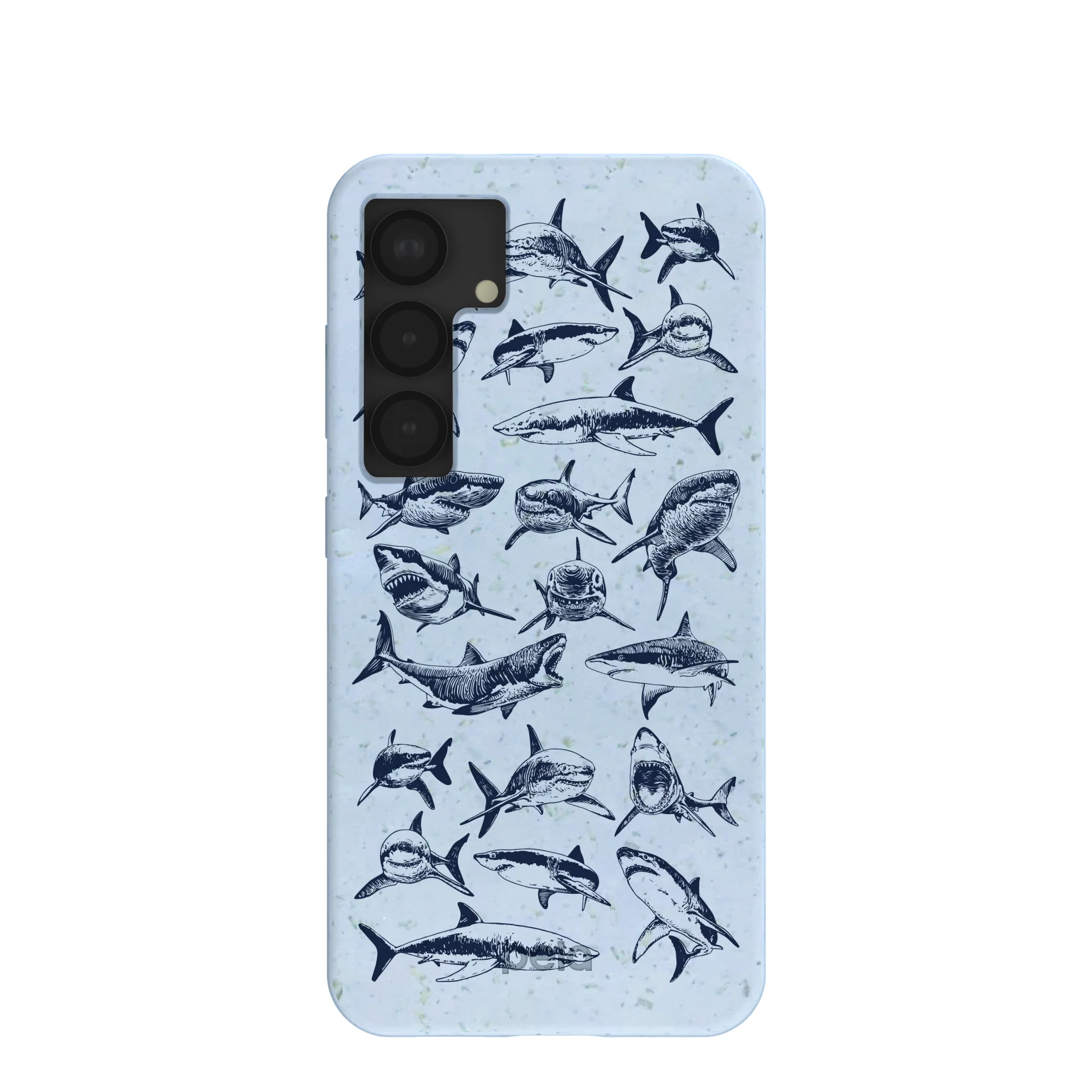 Powder Blue Great White Samsung Galaxy S25 Case