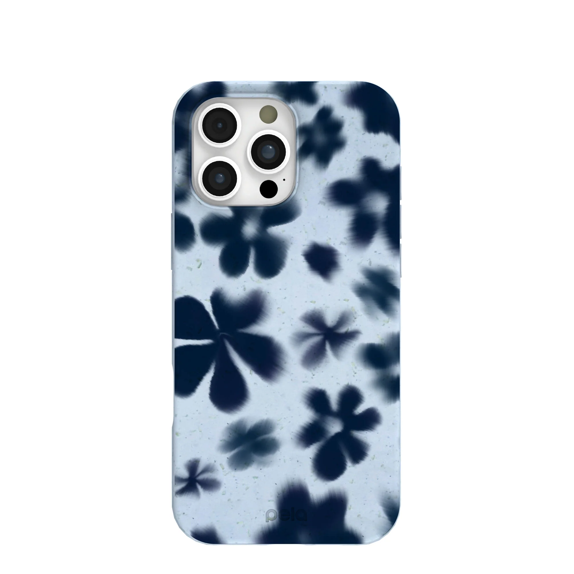 Powder Blue Hazy Daisies iPhone 16 Pro Max Case
