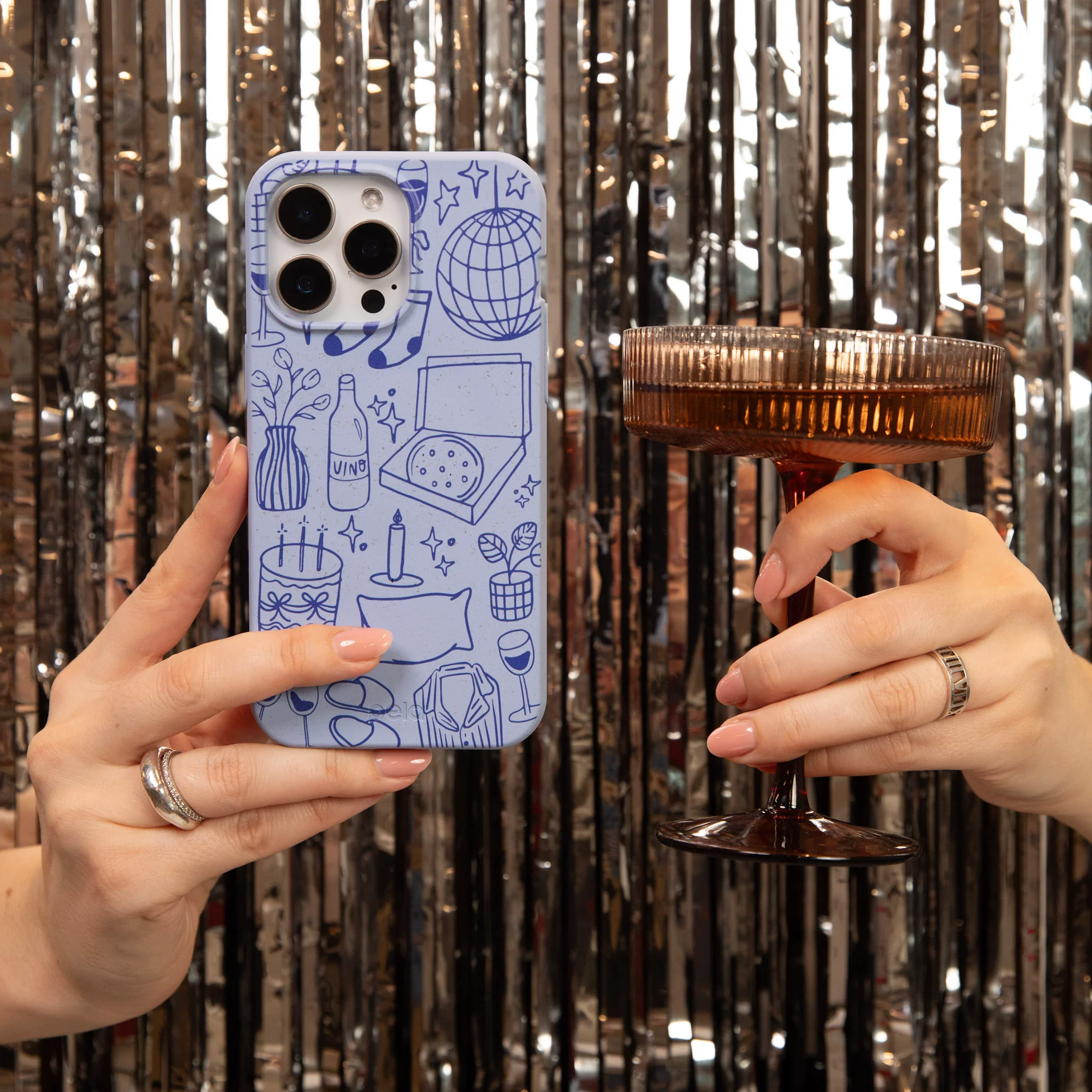 Powder Blue Home for Midnight Google Pixel 6 Case - Image 5