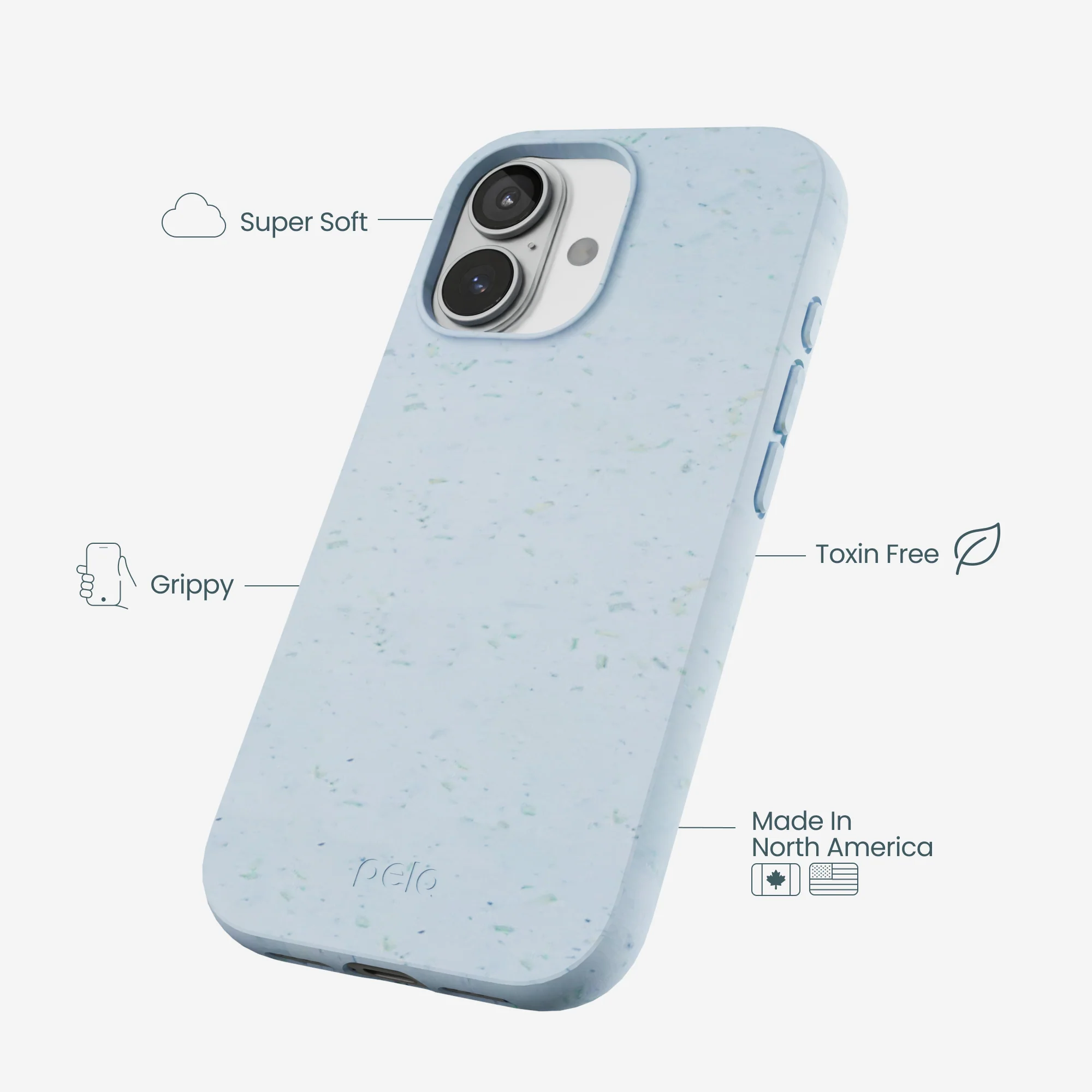 Powder Blue iPhone 17 Case - Image 4