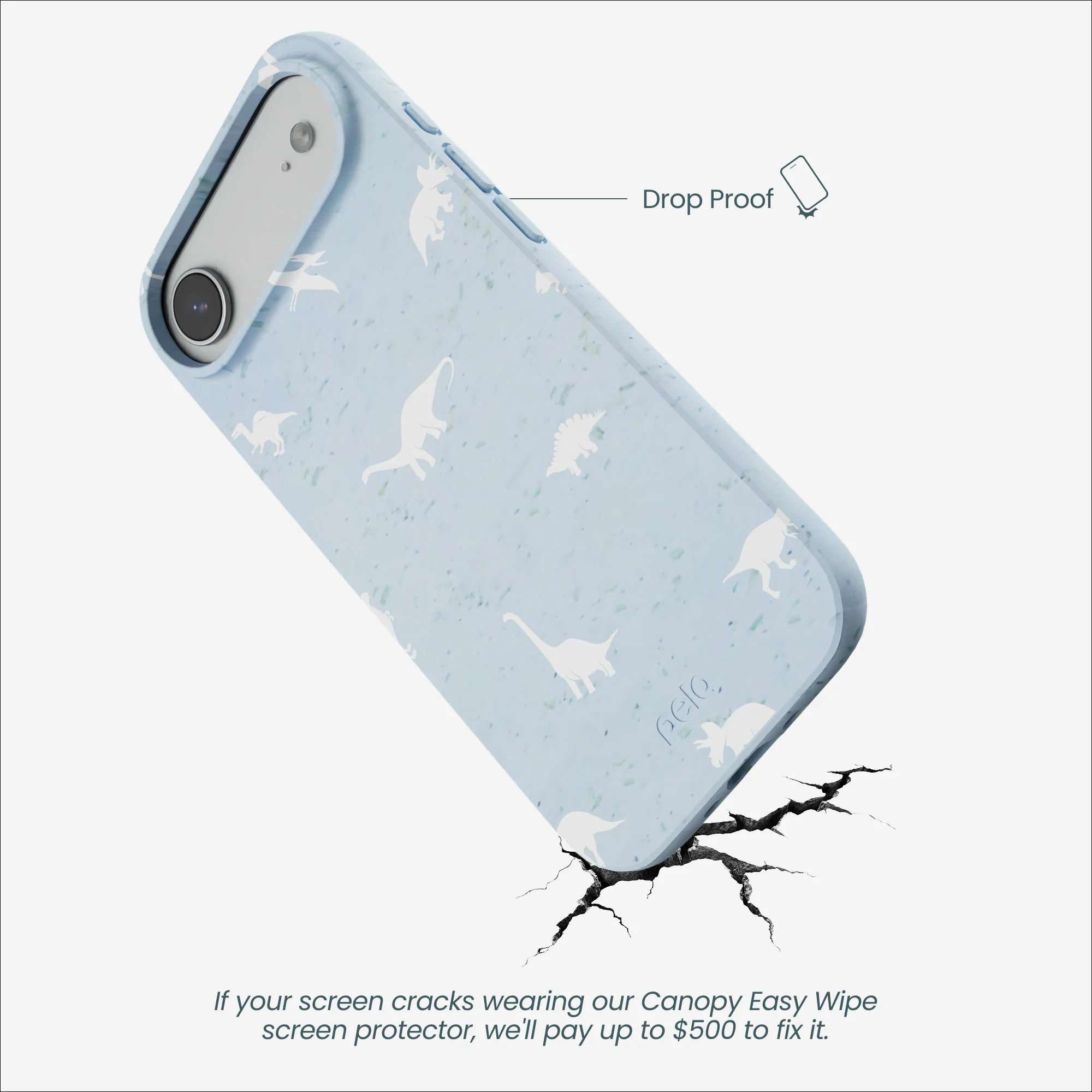 Powder Blue Lil Dinos iPhone Air Case - Image 4