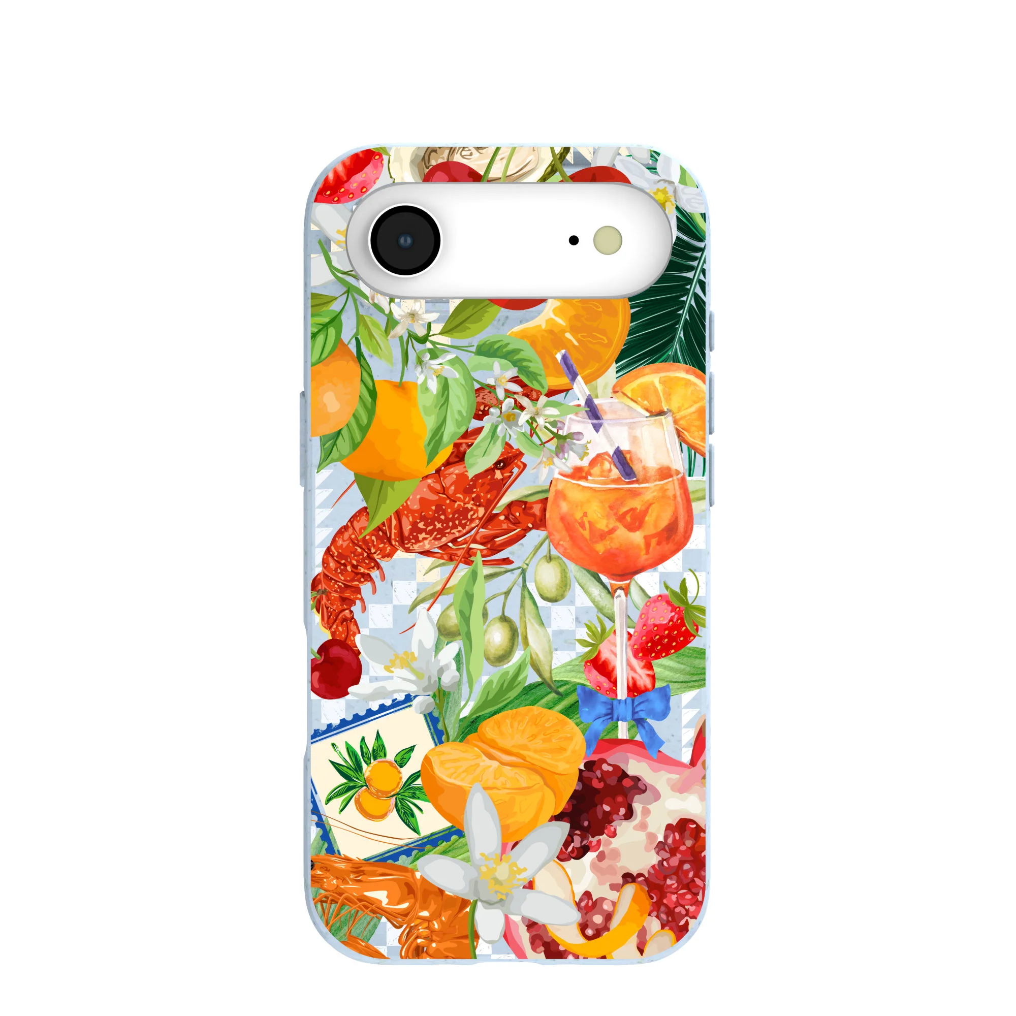 Powder Blue Mediterranean Summers iPhone Air Case