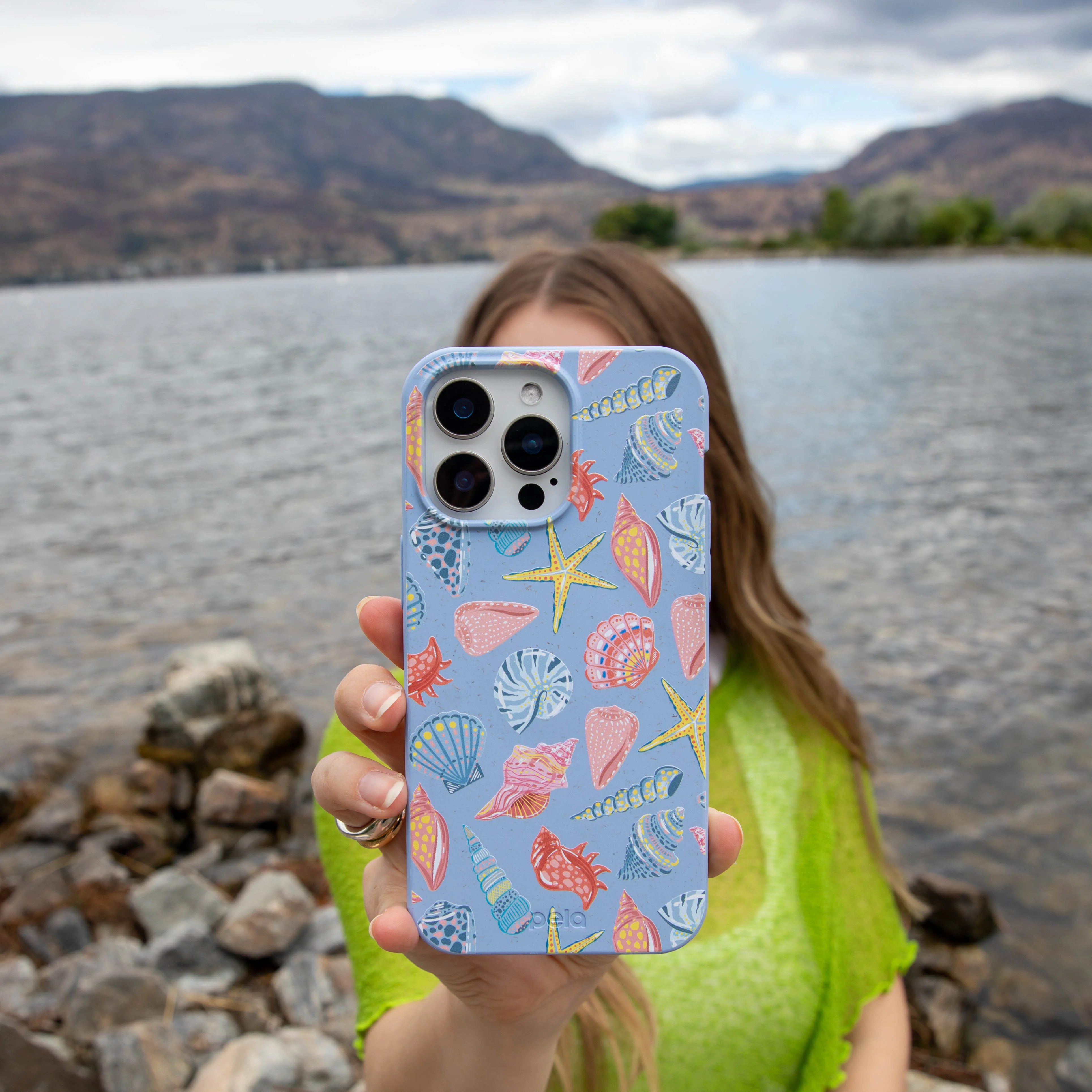 Powder Blue Mermaid Finds iPhone 13 Pro Max Case - Image 2