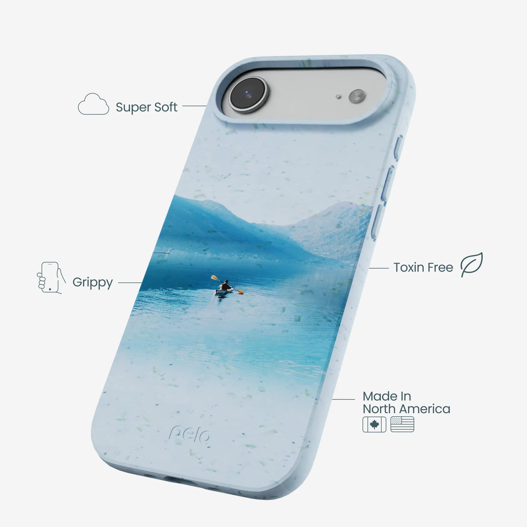 Powder Blue Serene iPhone Air Case - Image 3