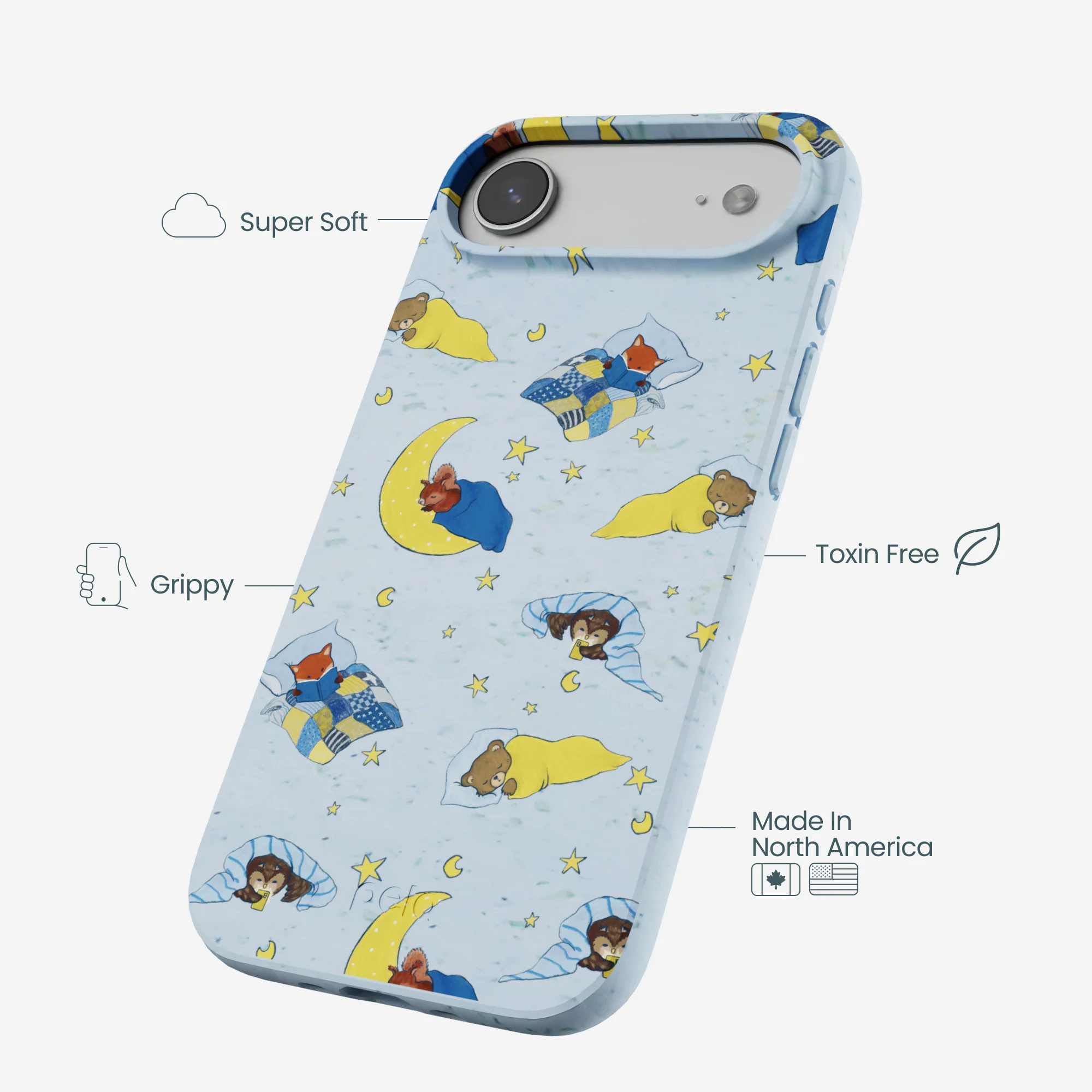 Powder Blue Starlight Sleep iPhone Air Case - Image 4