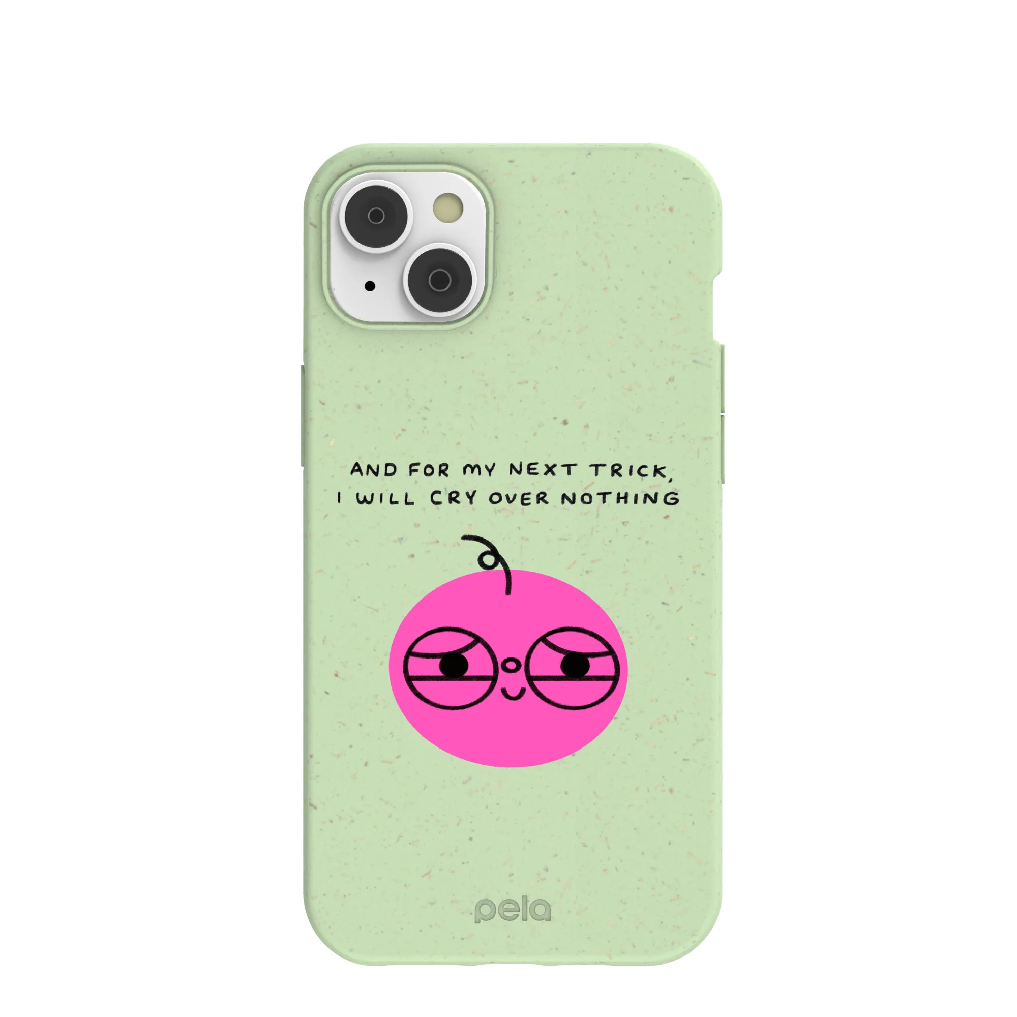 Sage Green Cry iPhone 14 Plus Case